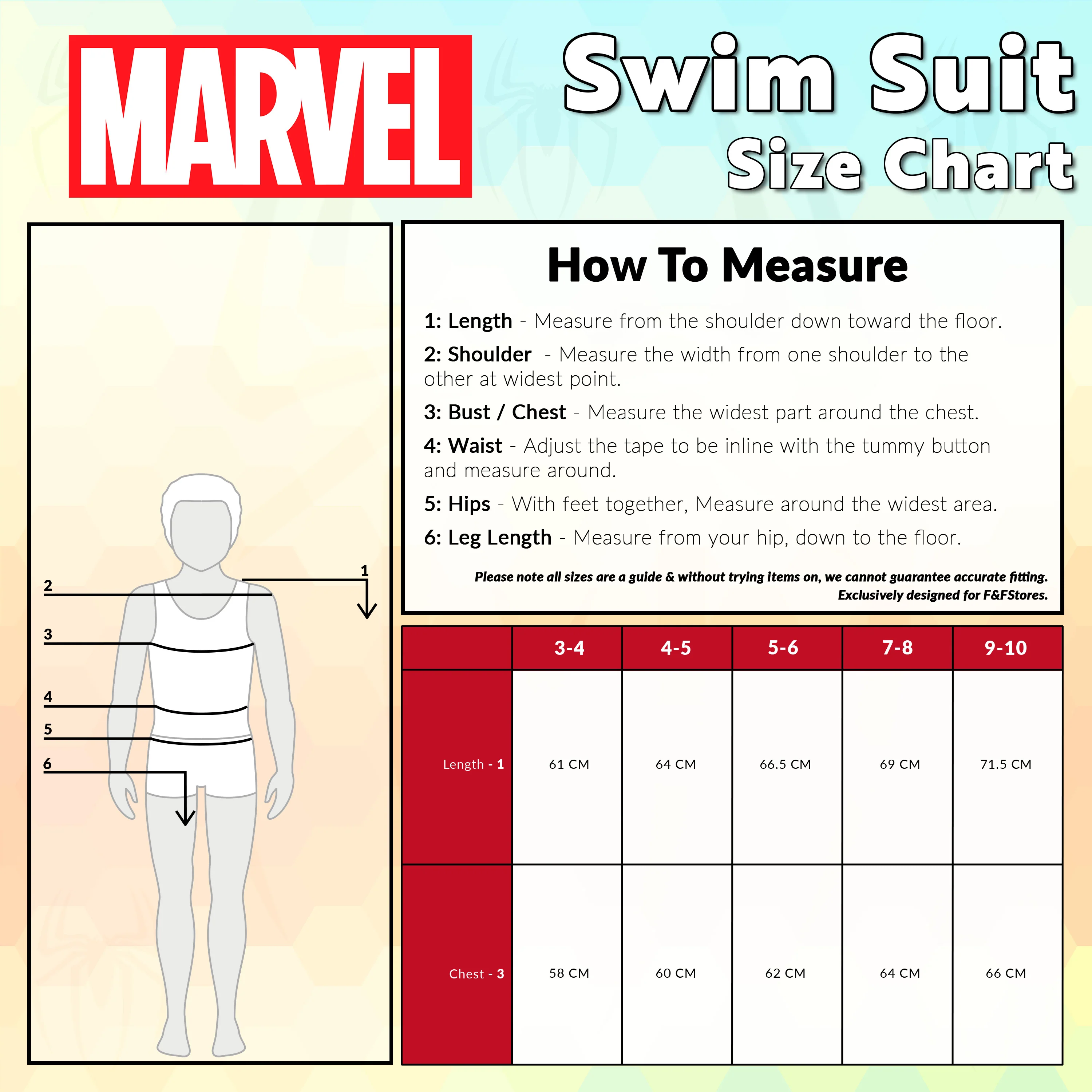 Marvel Kids Swimming Costume Summer Holiday Essentials for Kids - Image 6
