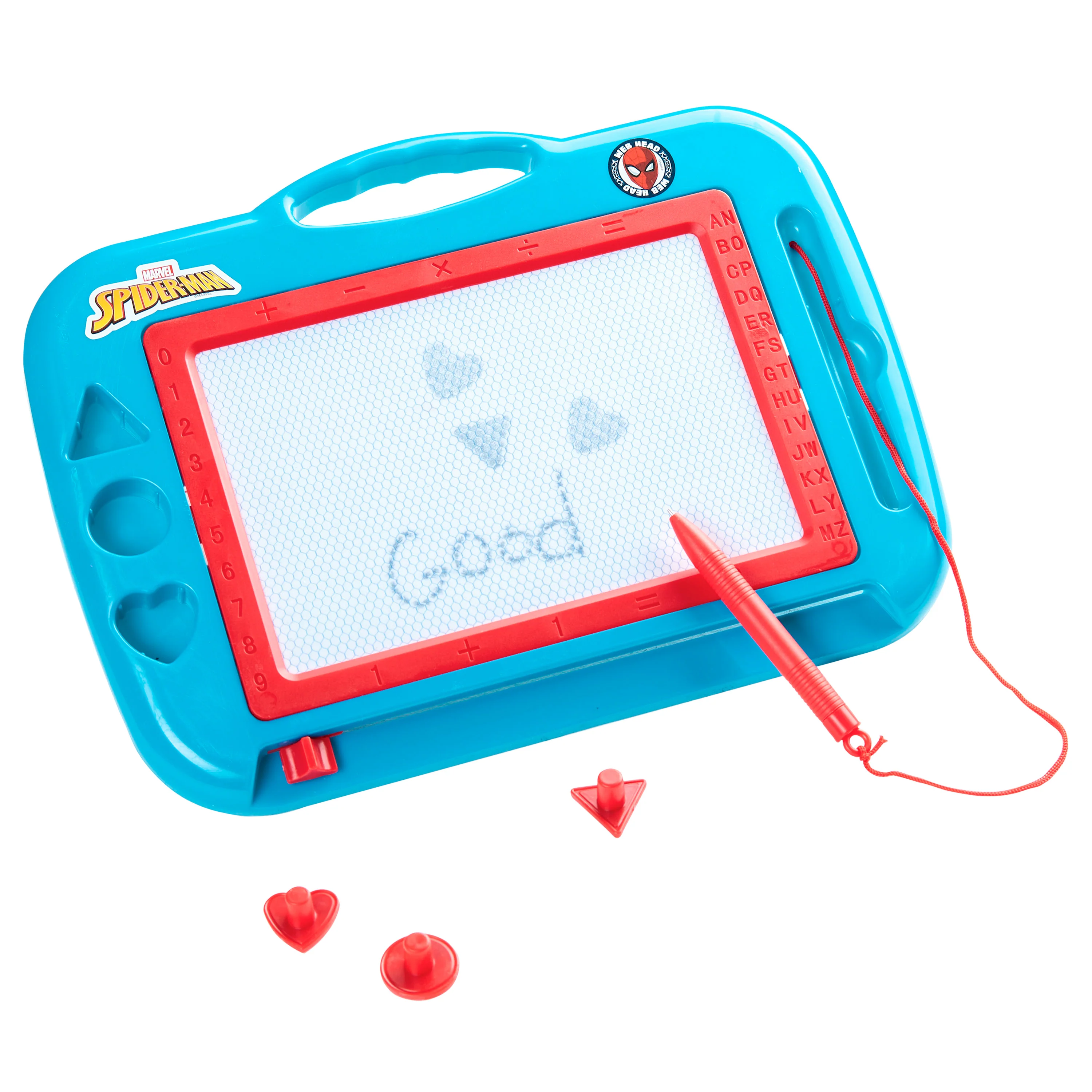 Marvel Magnetic Drawing Board for Kids - Blue Spiderman - Image 5