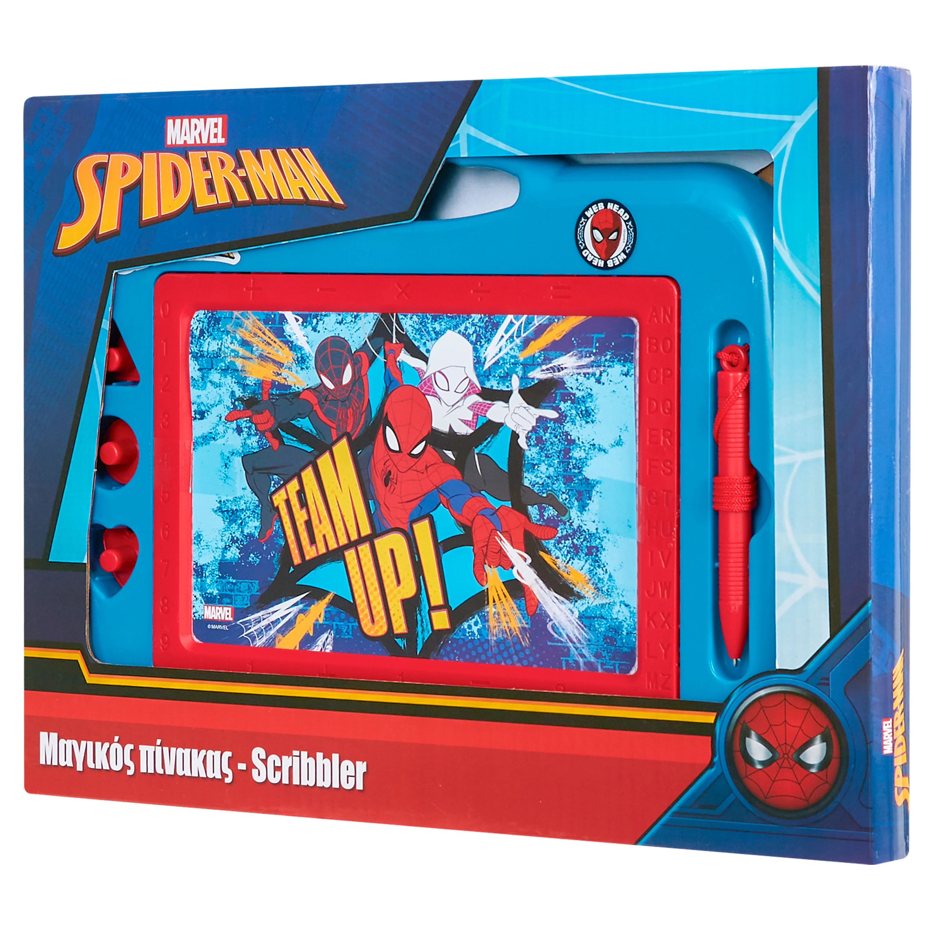 Marvel Magnetic Drawing Board for Kids - Blue Spiderman - Image 6
