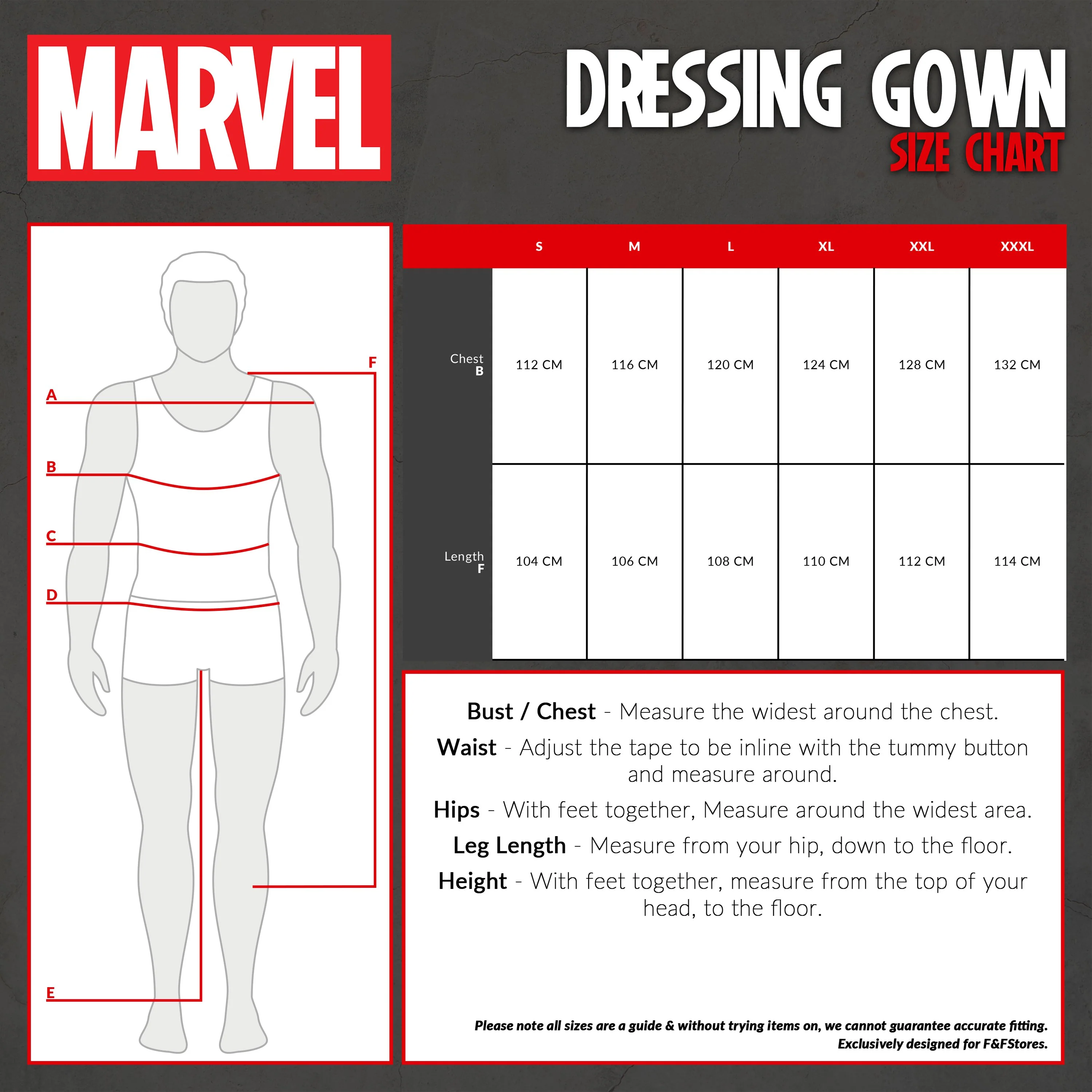 Marvel Mens Dressing Gowns, Fleece Dressing Gown Bathrobe S-3XL, gifts - Image 7