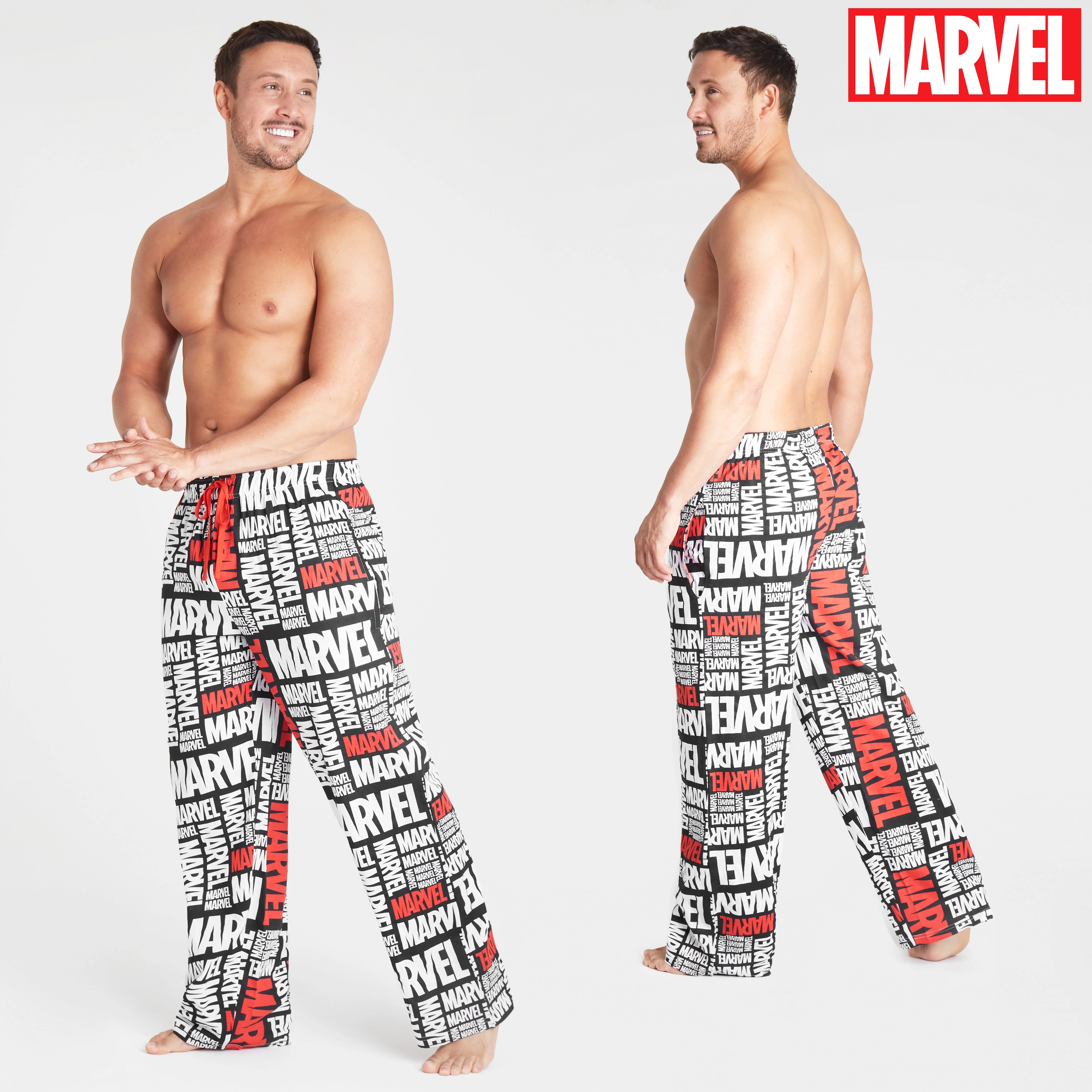 MARVEL Mens Pyjama Pants, Nightwear Mens Pjs Bottoms - Image 3