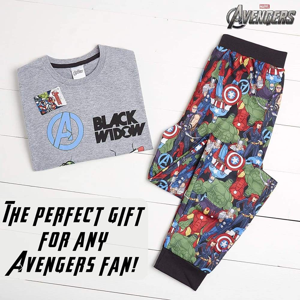 Marvel Mens Pyjama with Short Sleeve Top and Long Trousers - Image 5