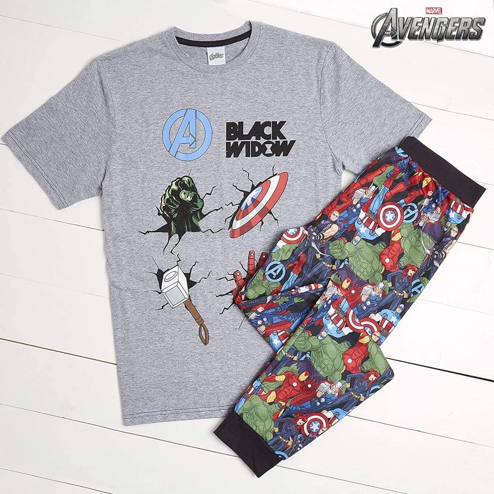 Marvel Mens Pyjama with Short Sleeve Top and Long Trousers - Image 6