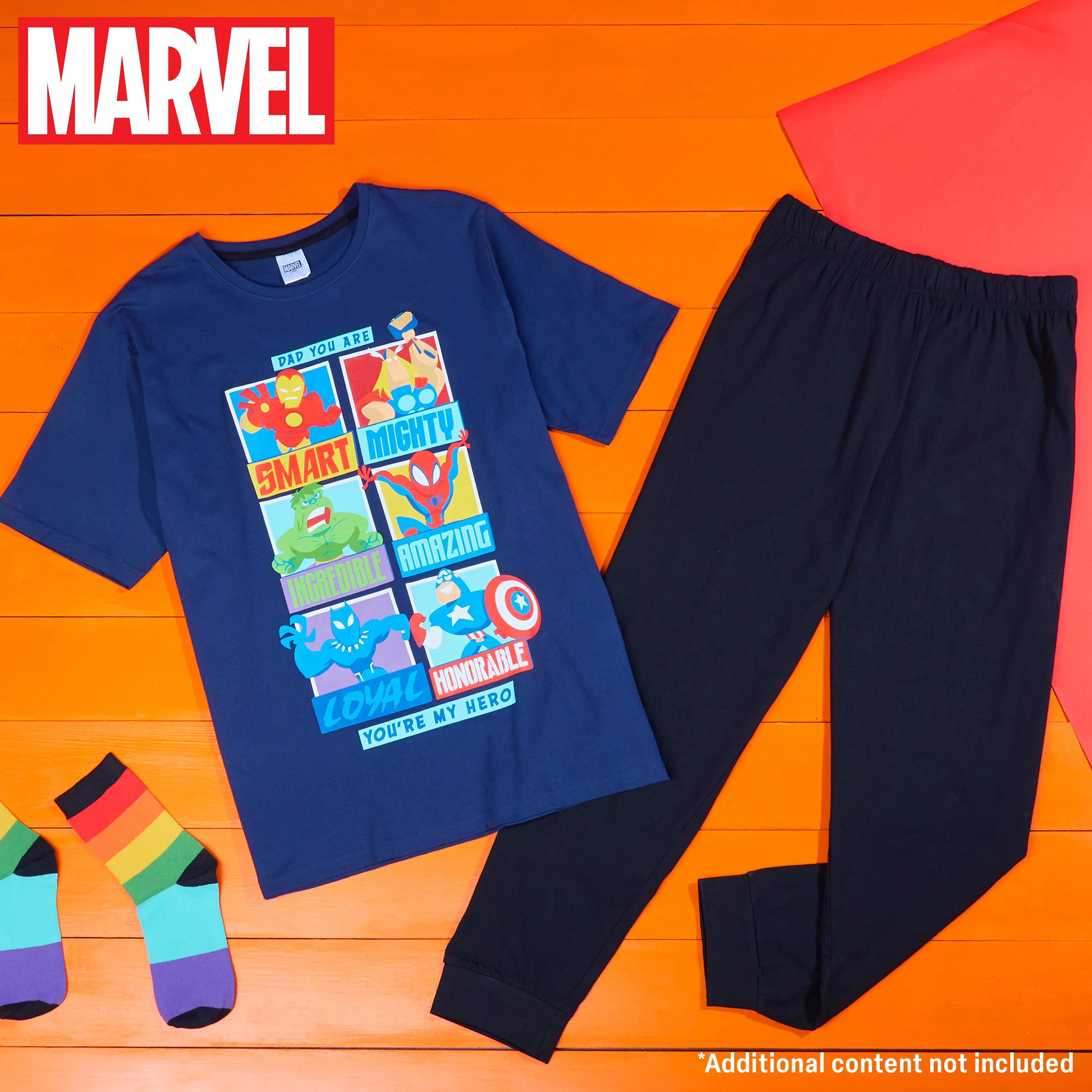 Marvel Mens Pyjamas Set - Comfy Cotton Loungewear for Dad - Image 2