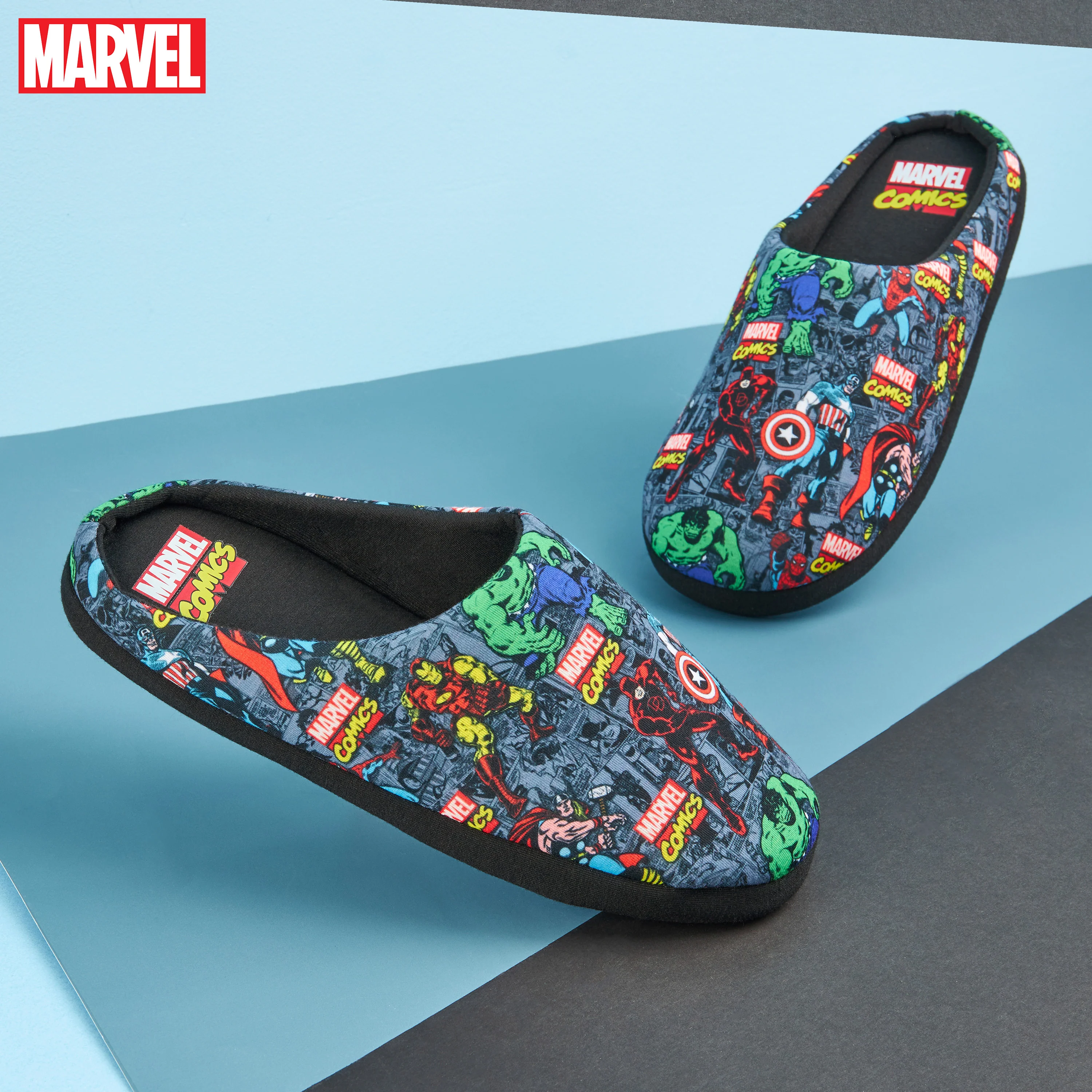Marvel Mens Slippers Avengers Novelty Slippers - Image 3