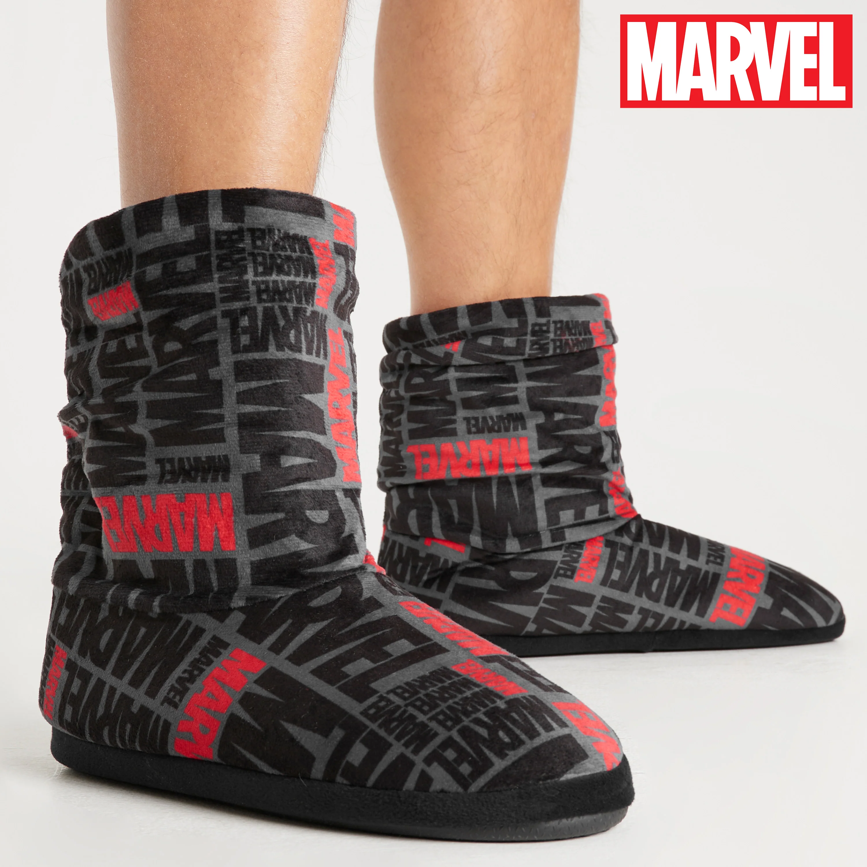 Marvel Men's Slippers Plush Indoor House Shoes - Image 2