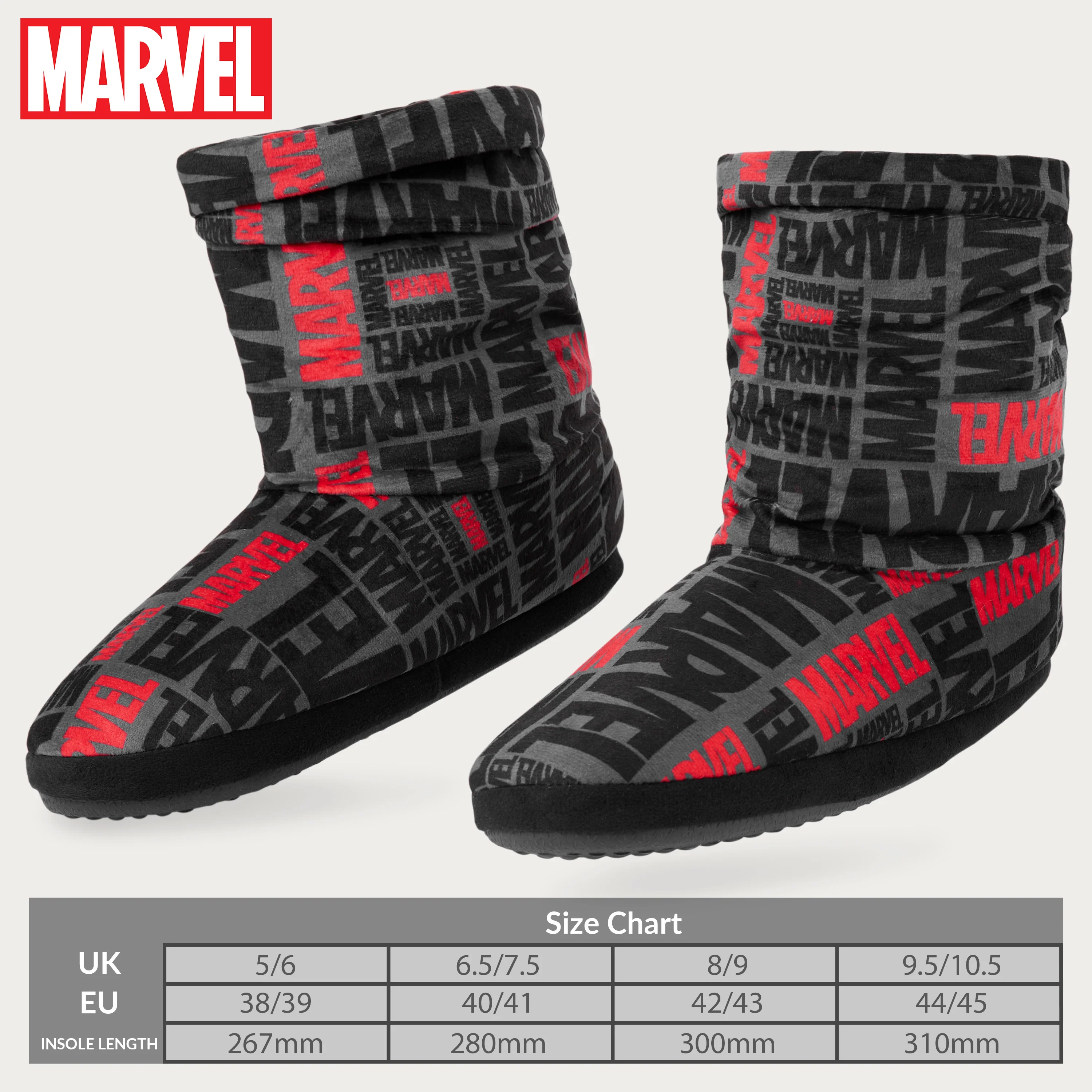 Marvel Men's Slippers Plush Indoor House Shoes - Image 6