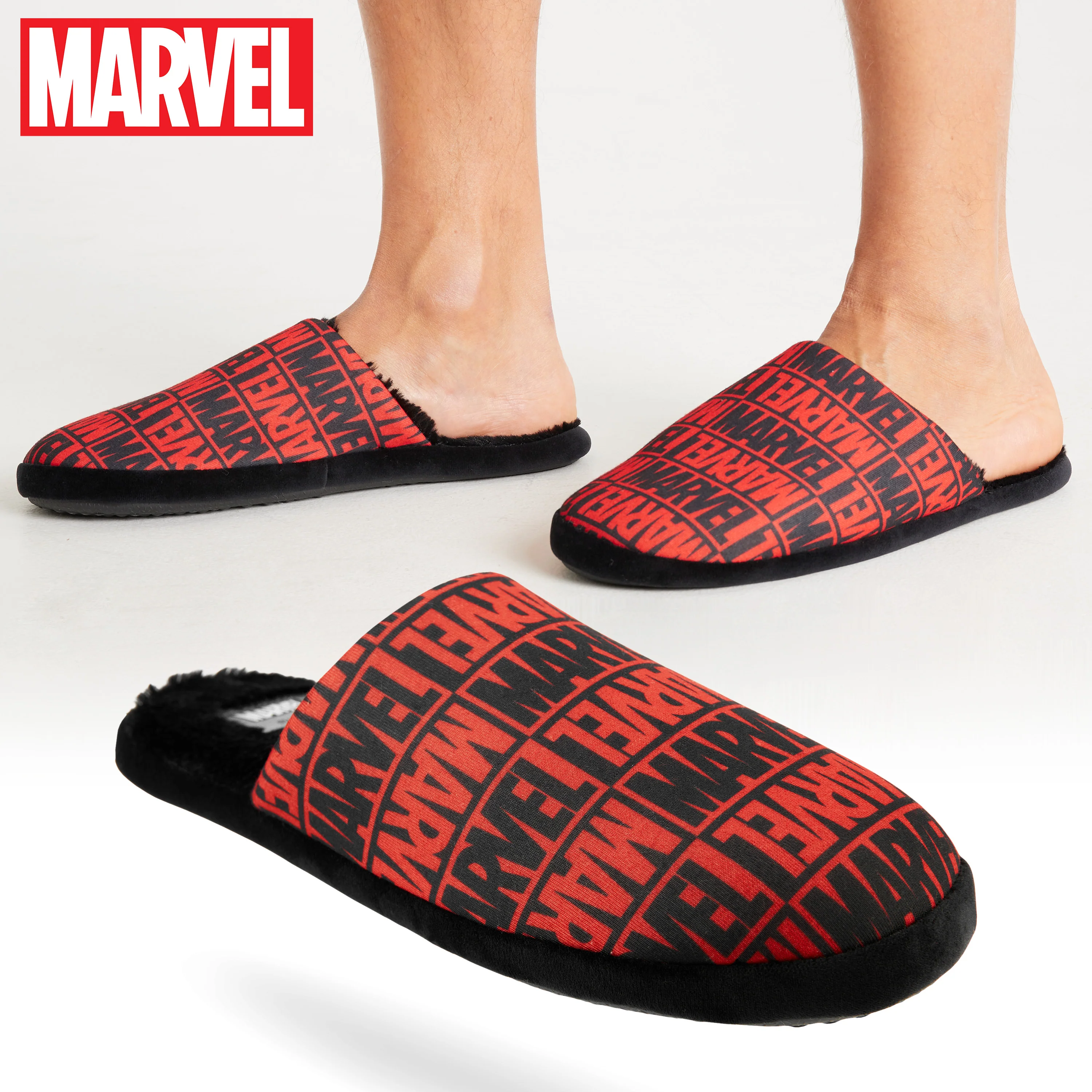 Marvel Men's Slippers - Warm Cosy Indoor Non Slip Shoes - Image 2