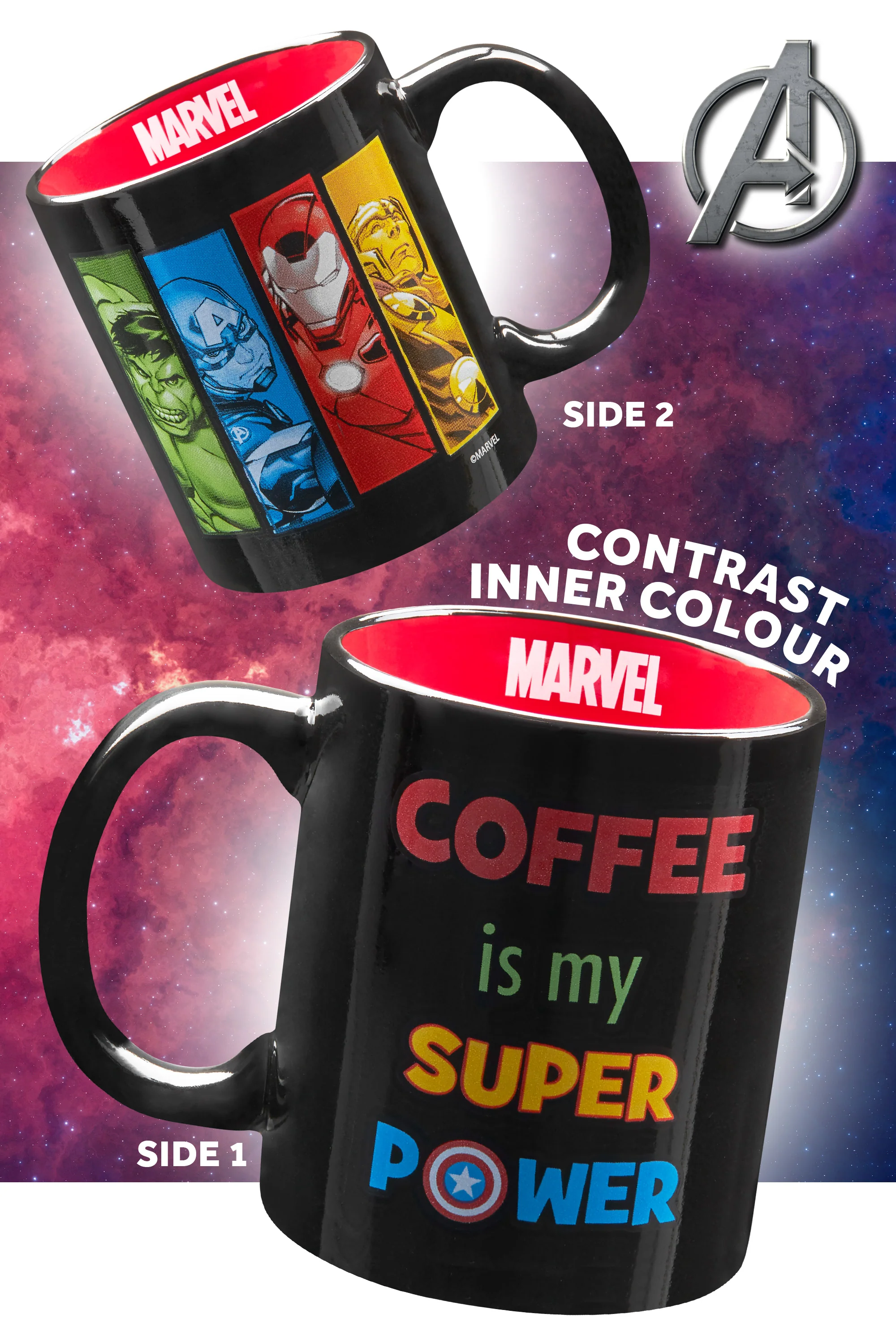 Marvel Mug and Socks Set Avengers Mug Gift Set - Image 5