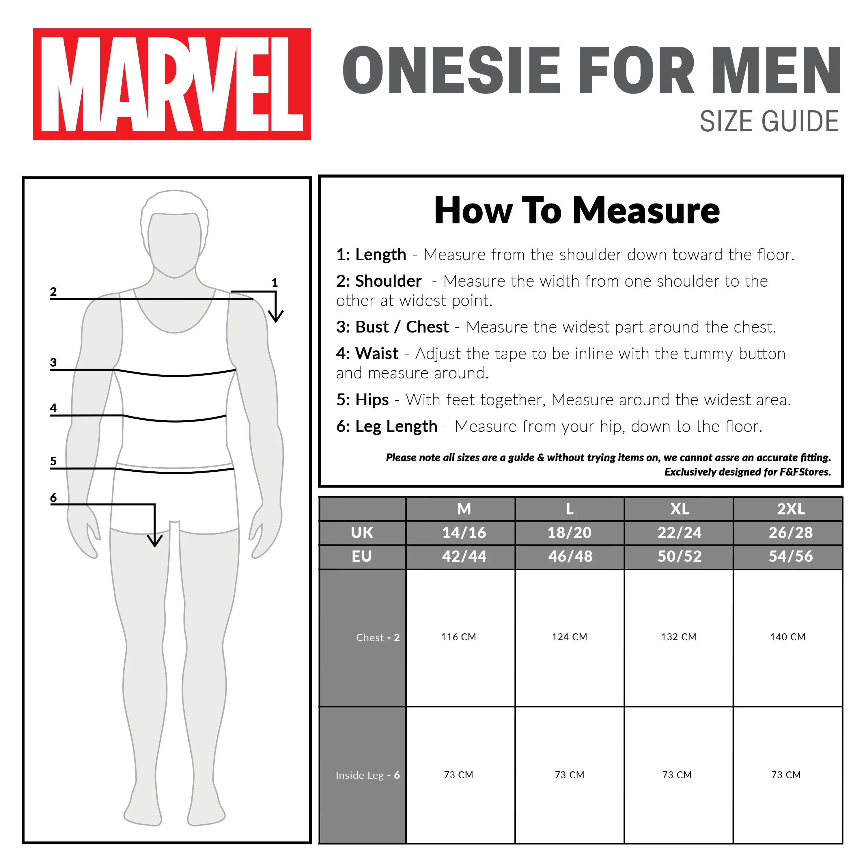 Marvel Onesies for Men and Teenagers - Avengers Multicolored - Image 6