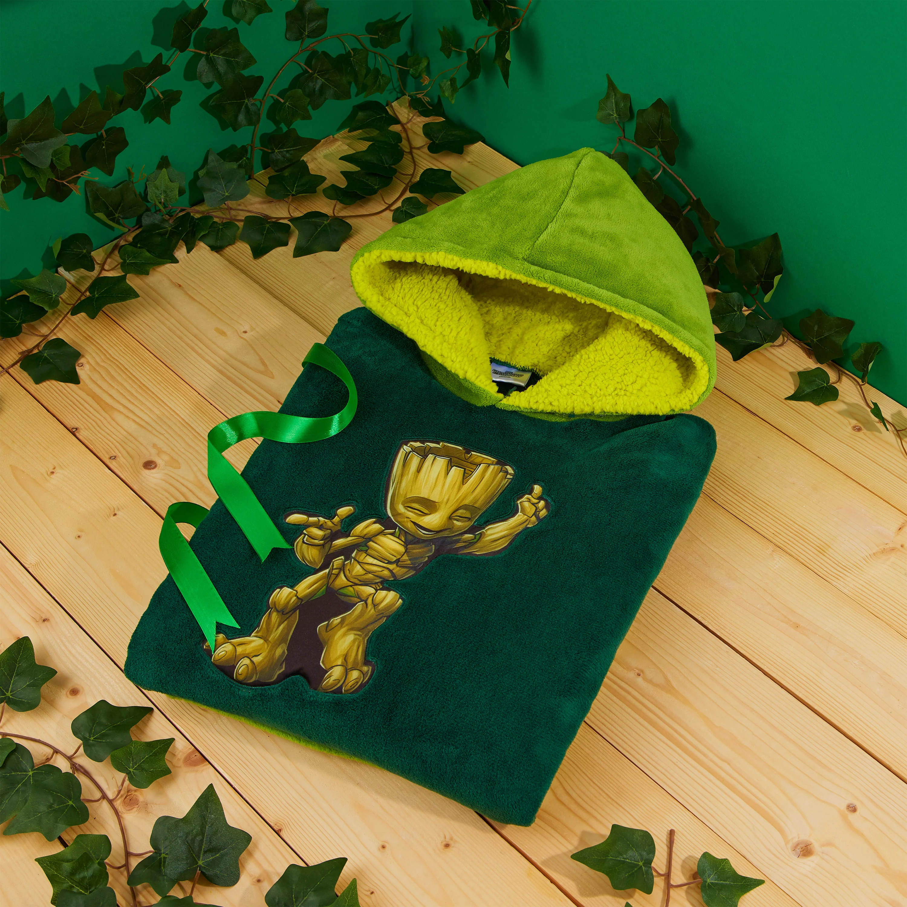 Marvel Oversized Hoodie Blanket for Men and Teenagers Avengers Black Panther Captain America Iron Man - Gifts for Men - Image 2