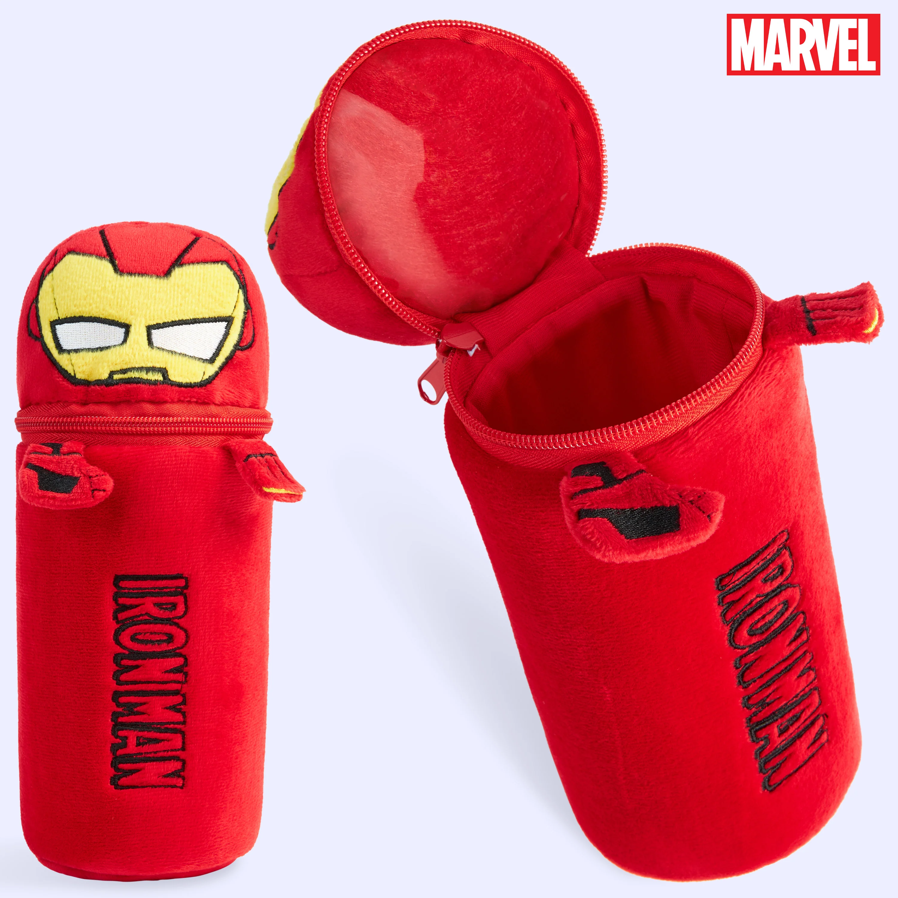 Marvel Pencil Case with 48 Colouring Pencils Included - Red Iron Man - Image 3