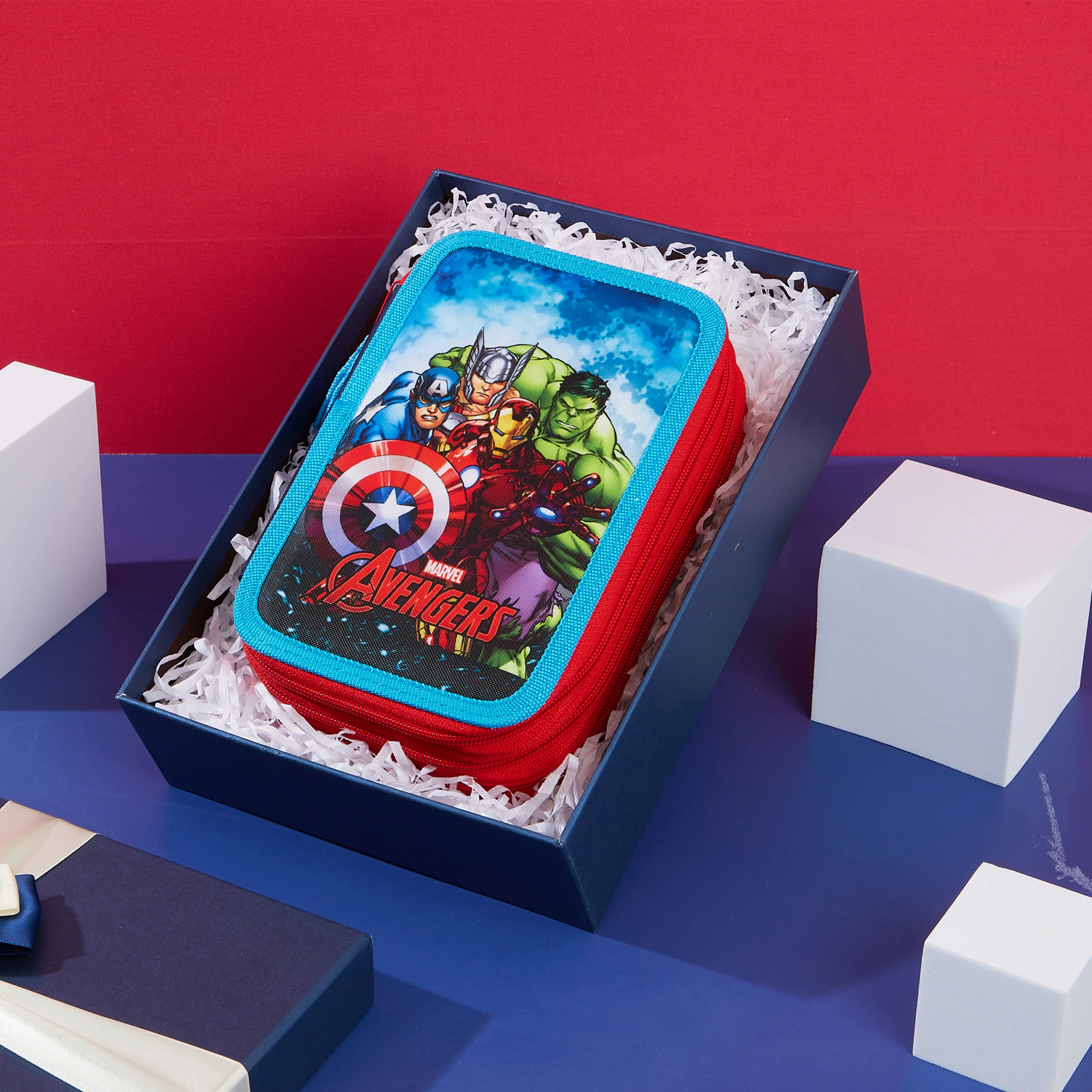 Marvel Pencil Case with Stationery Included, Marvel Stationery Set - Image 2