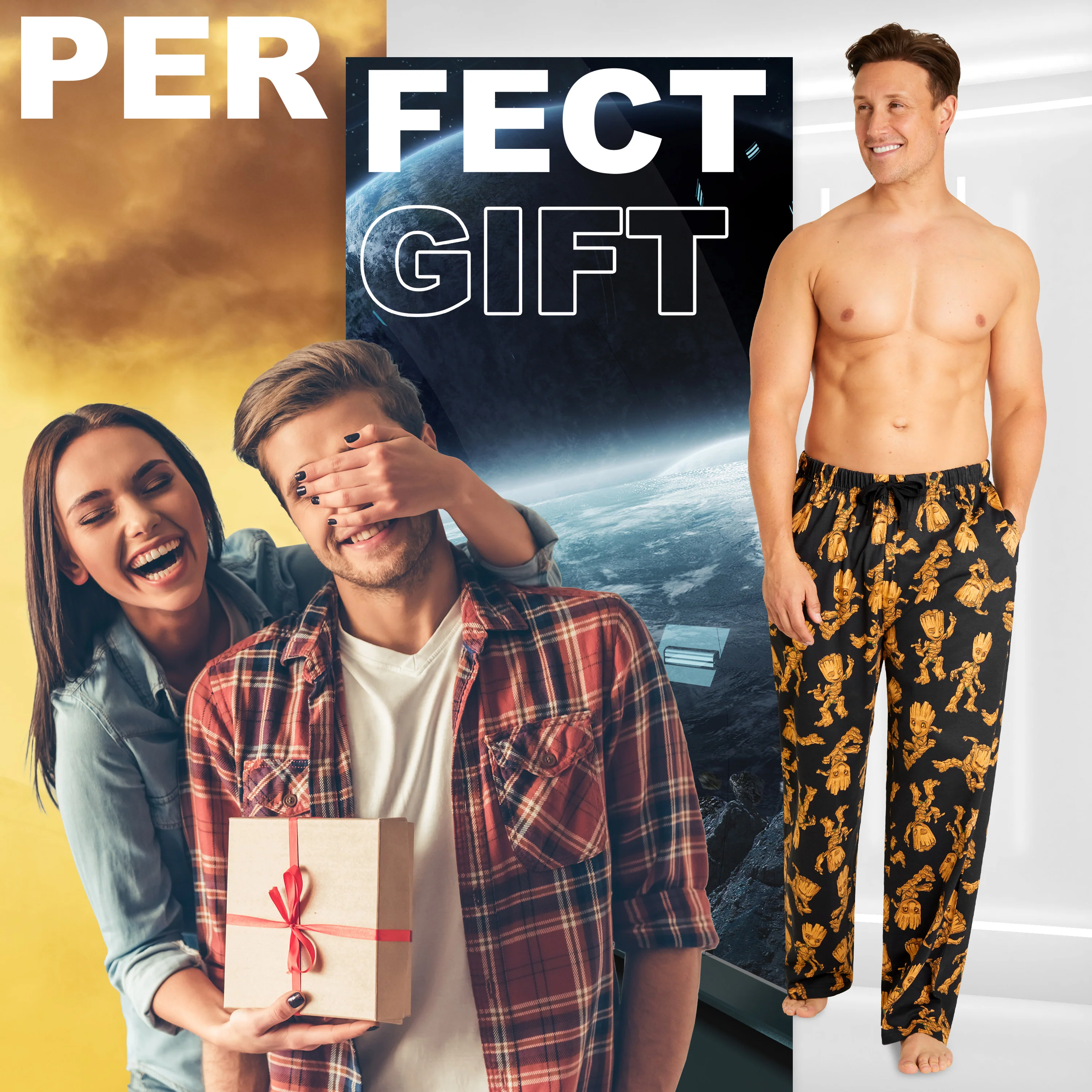 Marvel Avengers Men Teenagers Pyjama Bottoms, Comfy Nightwear Sleepwear Lounge Pants, Gifts for Him - Image 3