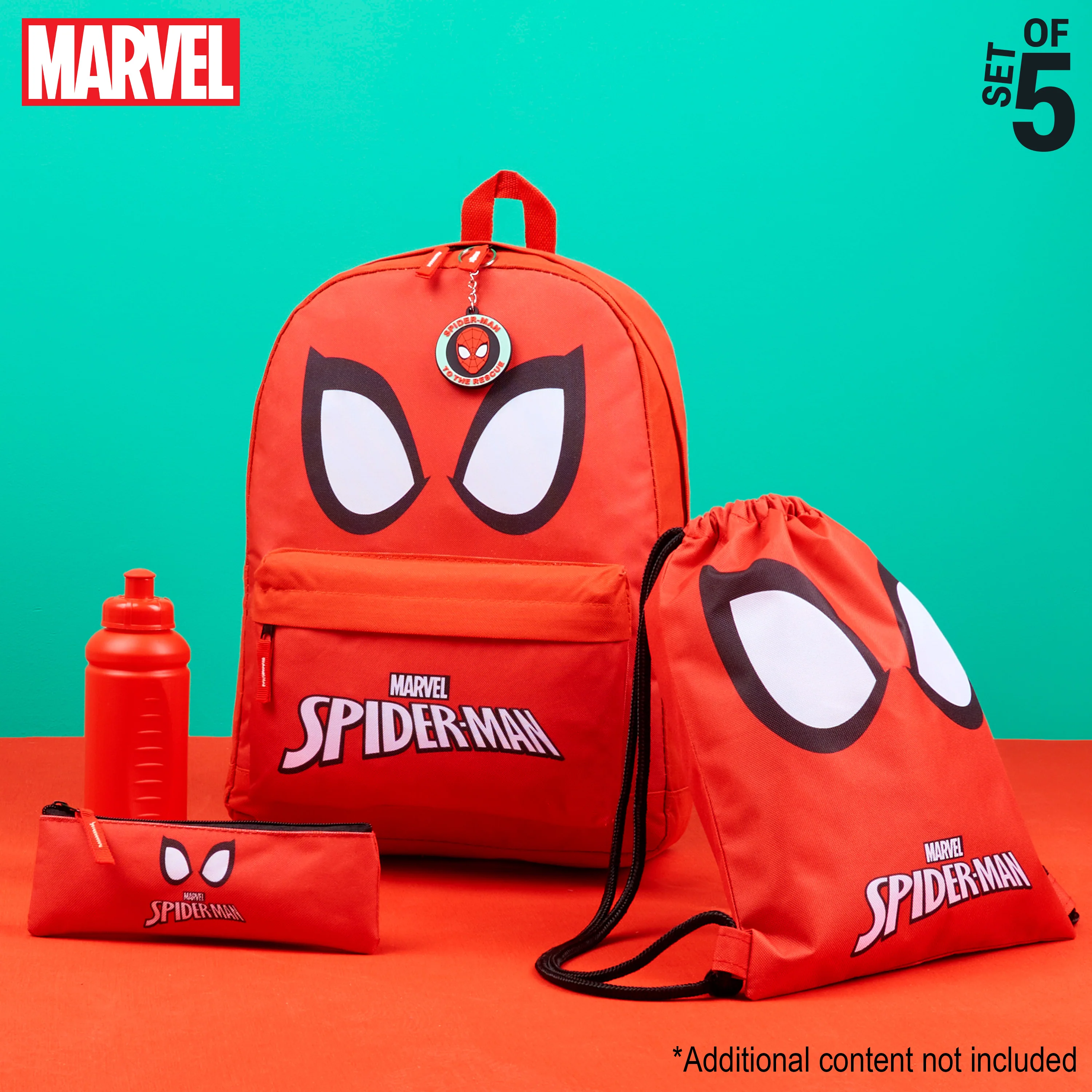 Marvel School Bag Set, 5 Piece Set - Image 2