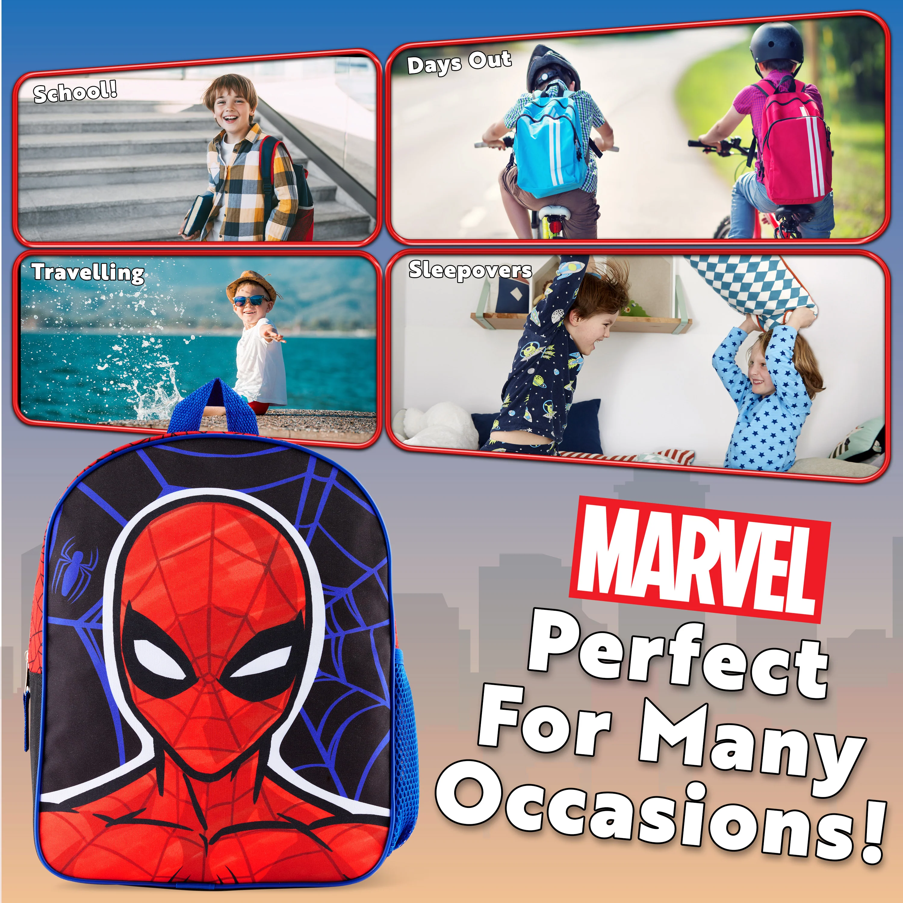 Marvel Spiderman Backpack for Boys - Image 4