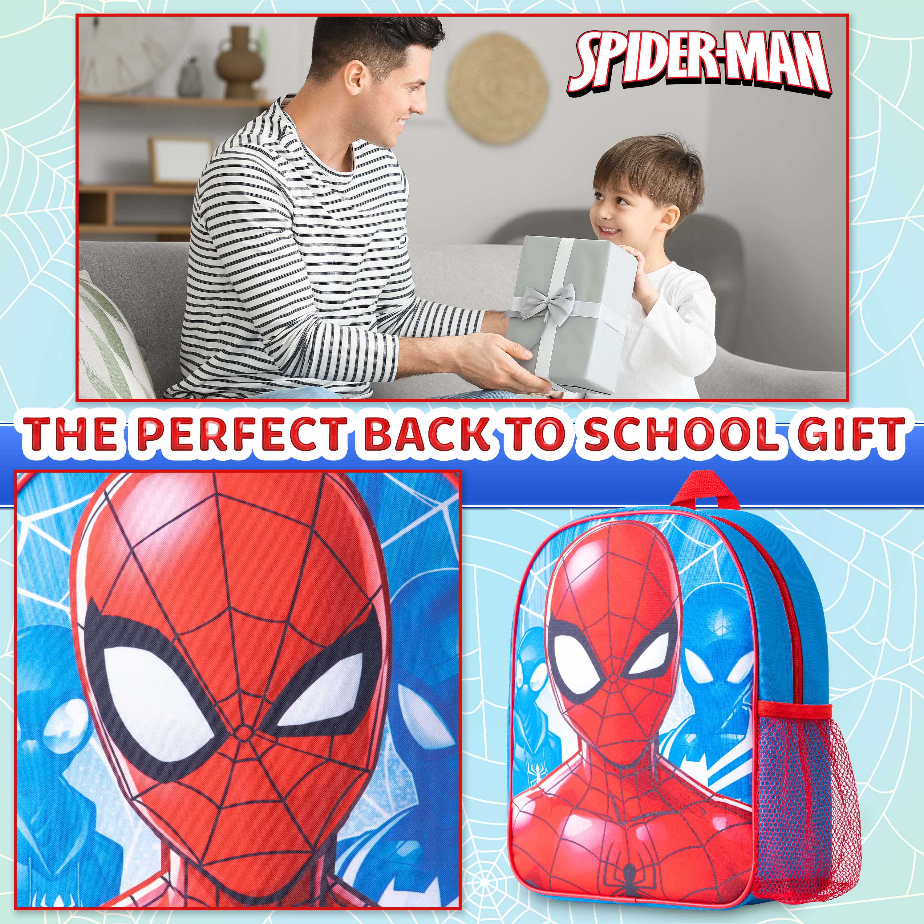 Marvel Spiderman Backpack - Kids Backpacks for School - Image 2