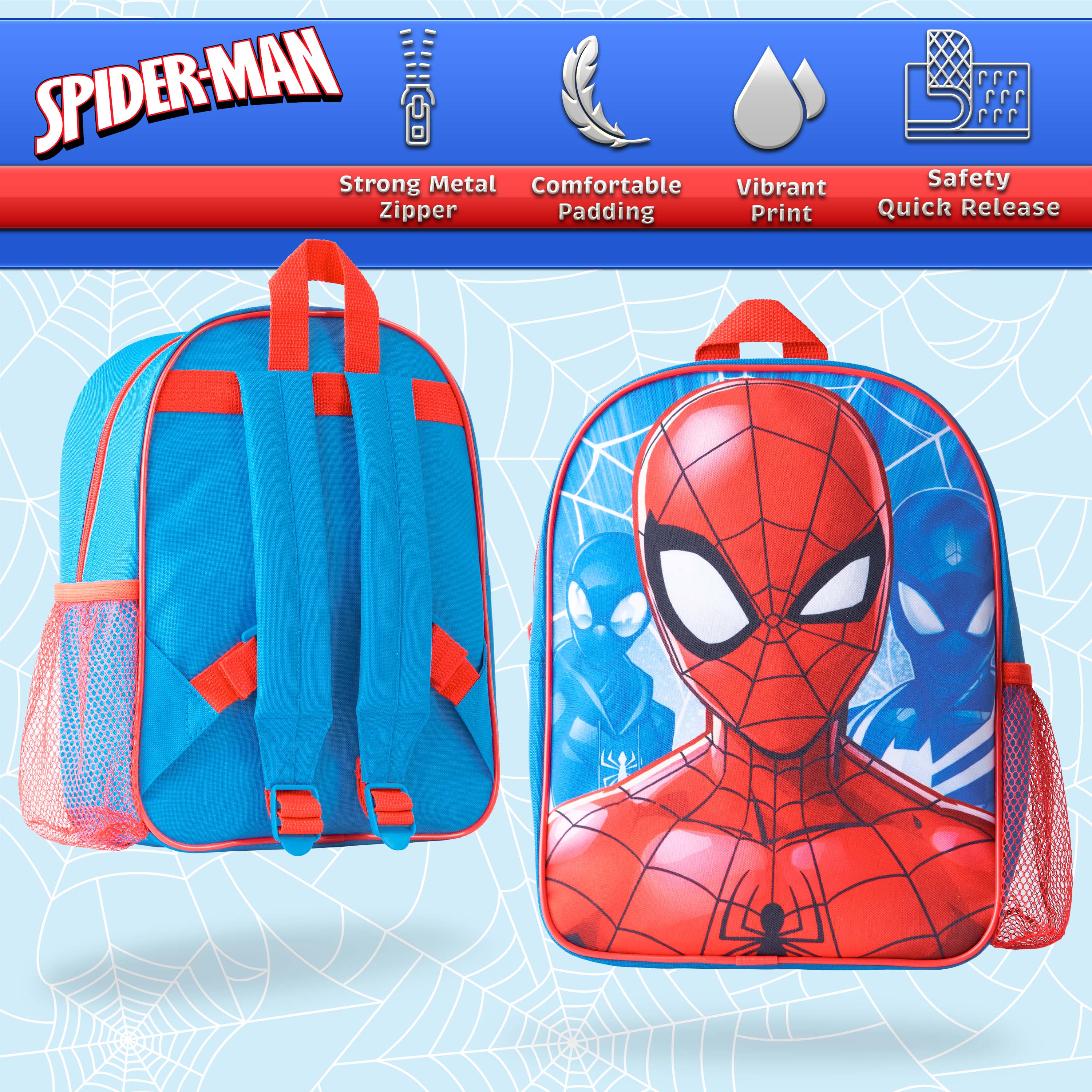 Marvel Spiderman Backpack - Kids Backpacks for School - Image 4