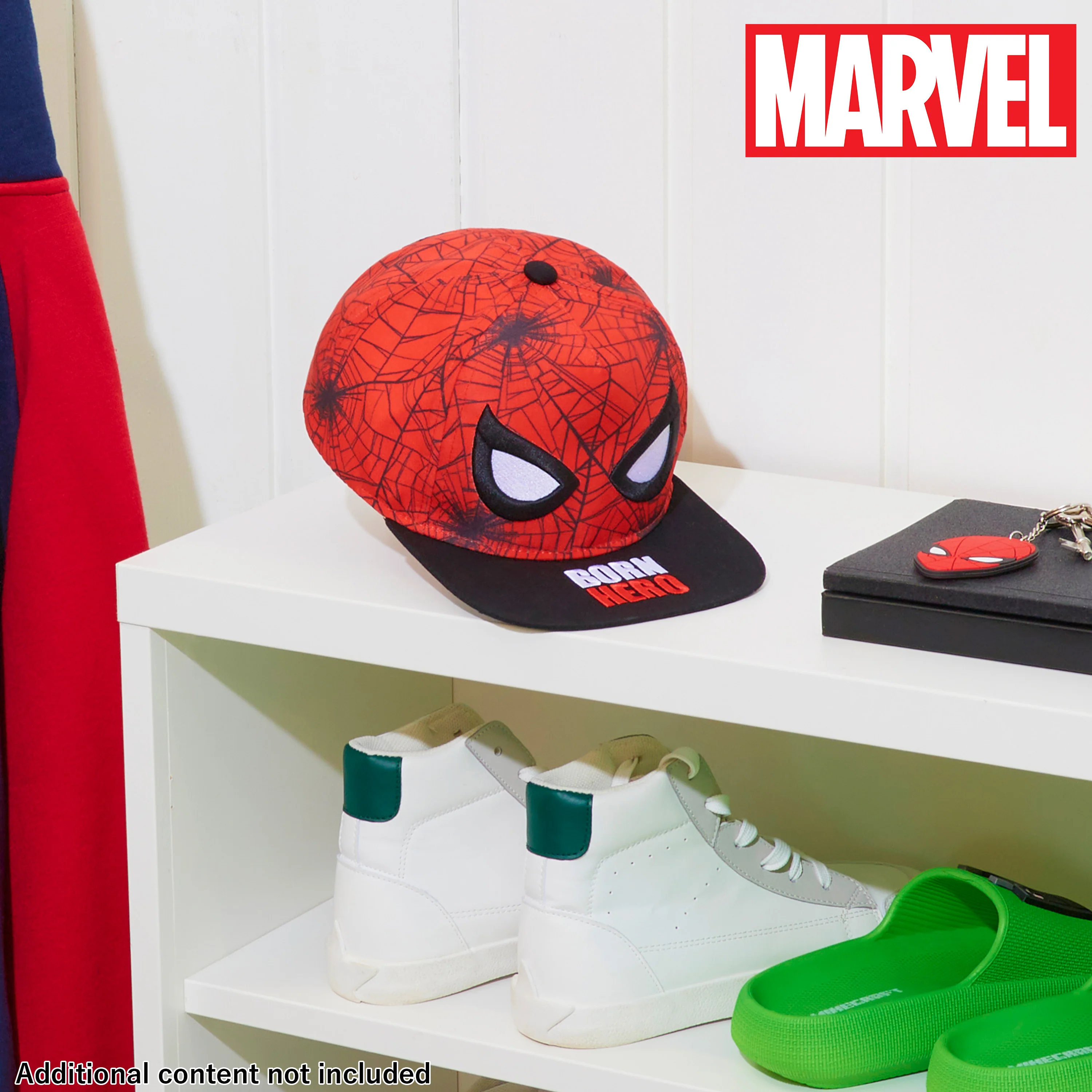Marvel Spiderman Boys Baseball Cap with Adjustable Strap, Lightweight Snapback Sun Hat - Image 2