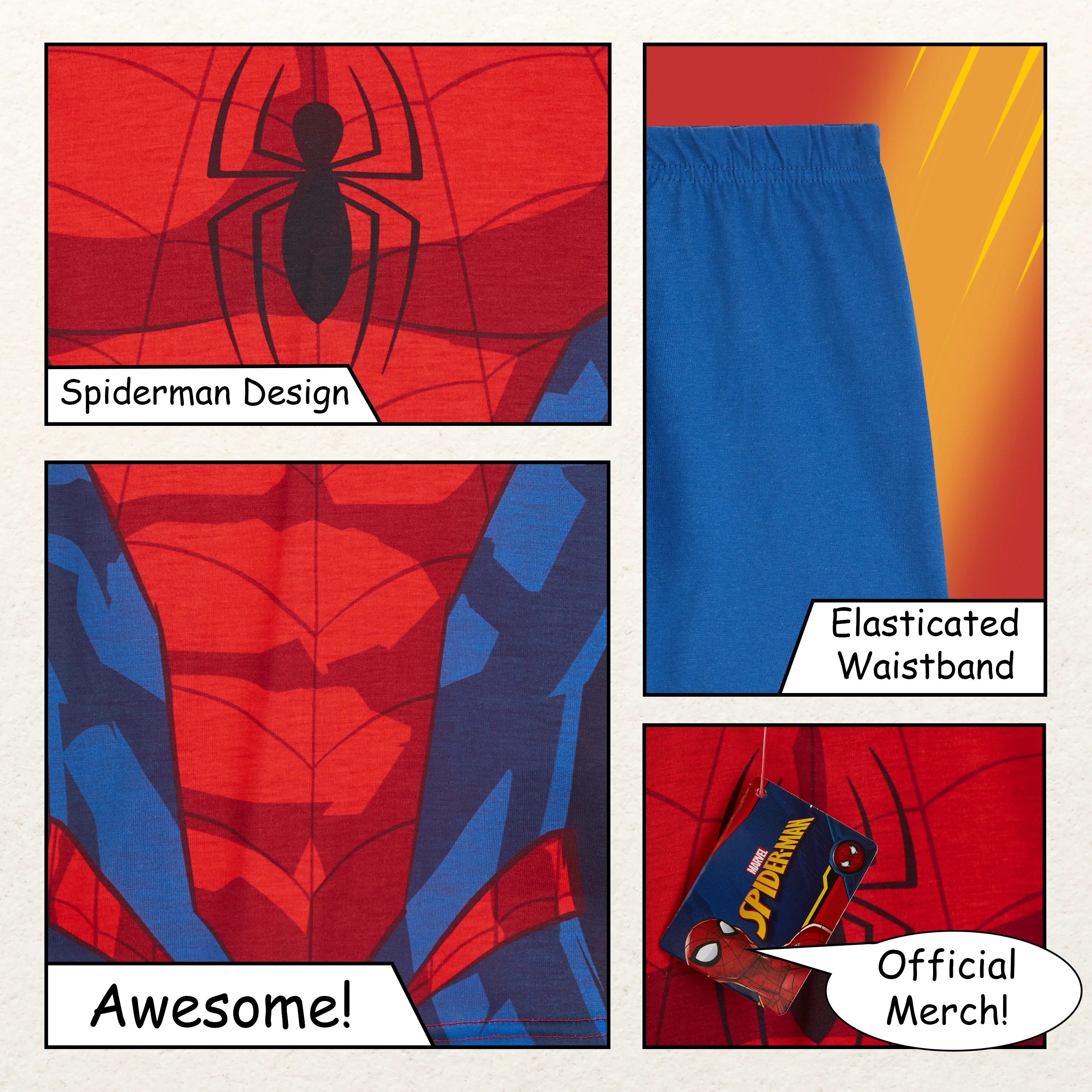 Marvel Spiderman Boys Pyjamas - Image 2