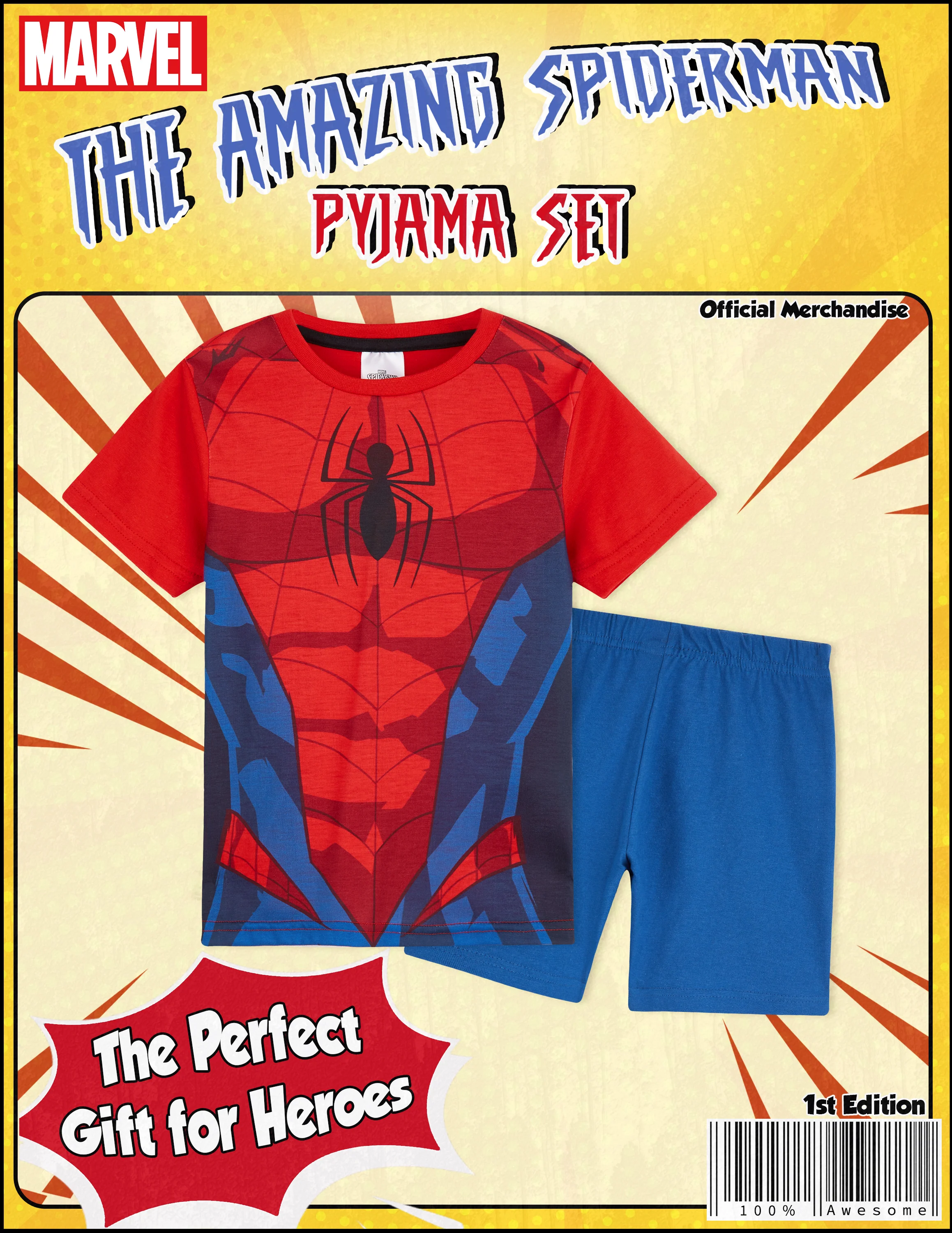 Marvel Spiderman Boys Pyjamas - Image 4