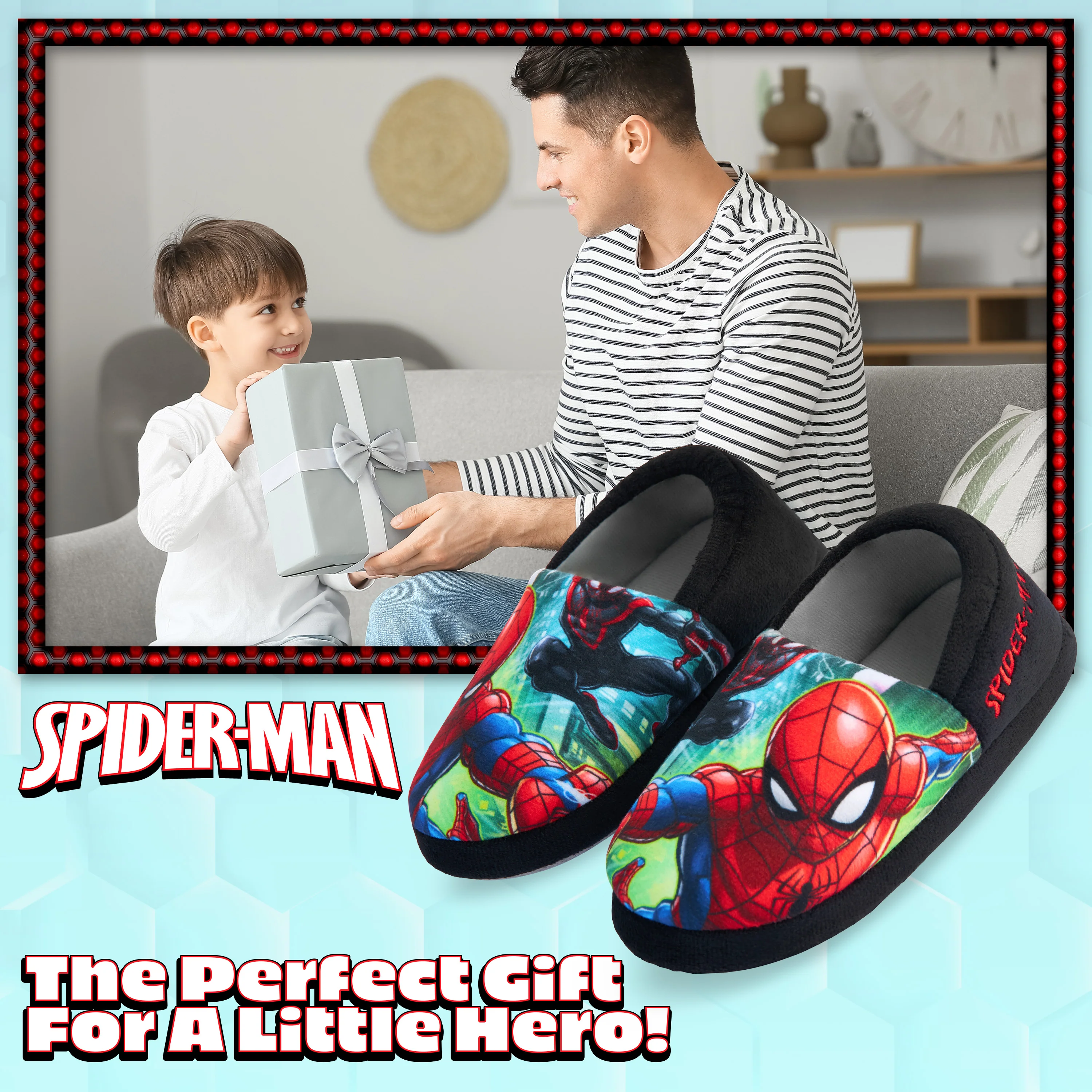 Marvel Spiderman Boys Slippers - Avengers Slippers for Boys - Image 2