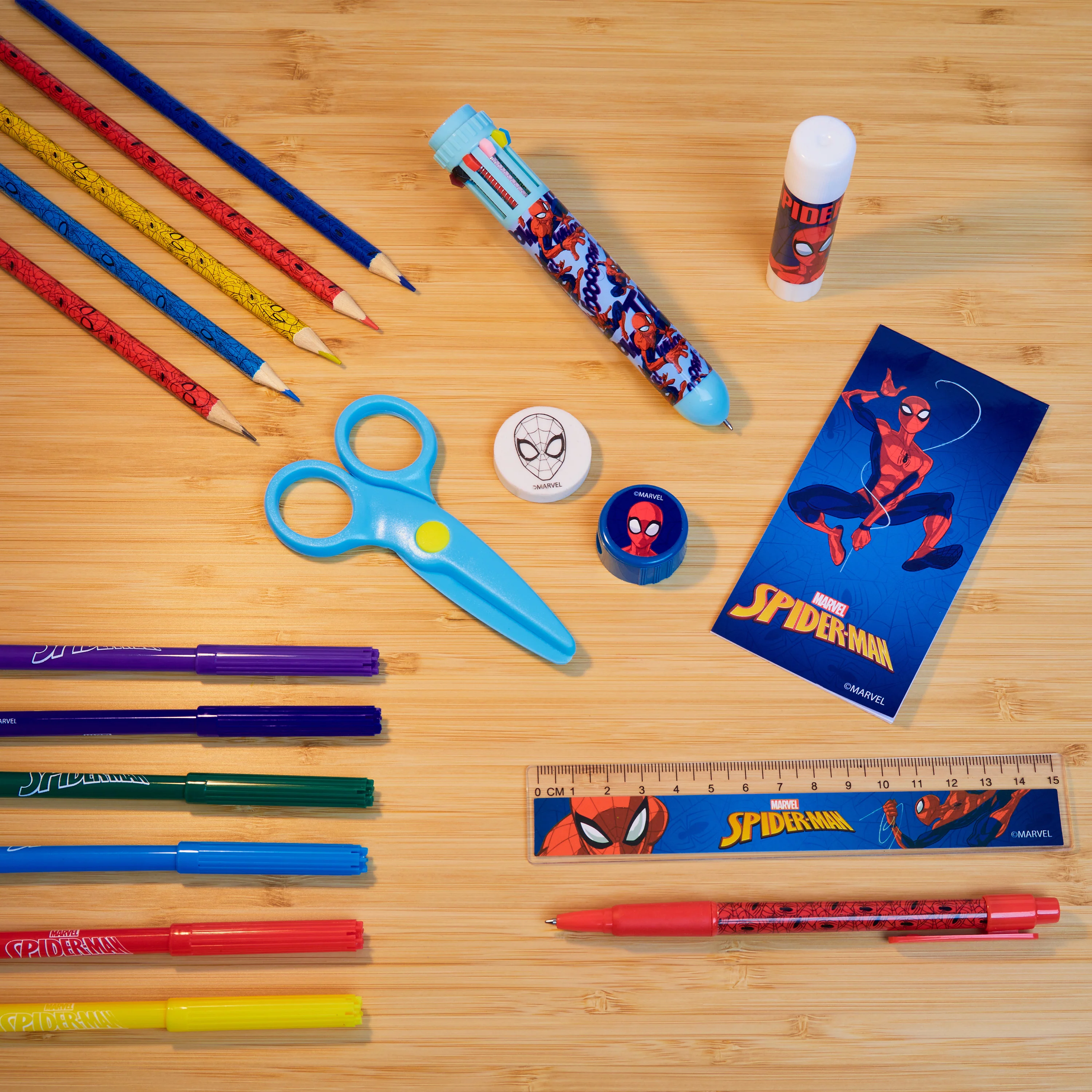 Marvel Spiderman Pencil Case for Kids, Filled Pencil Case with Stationery Included - Image 5