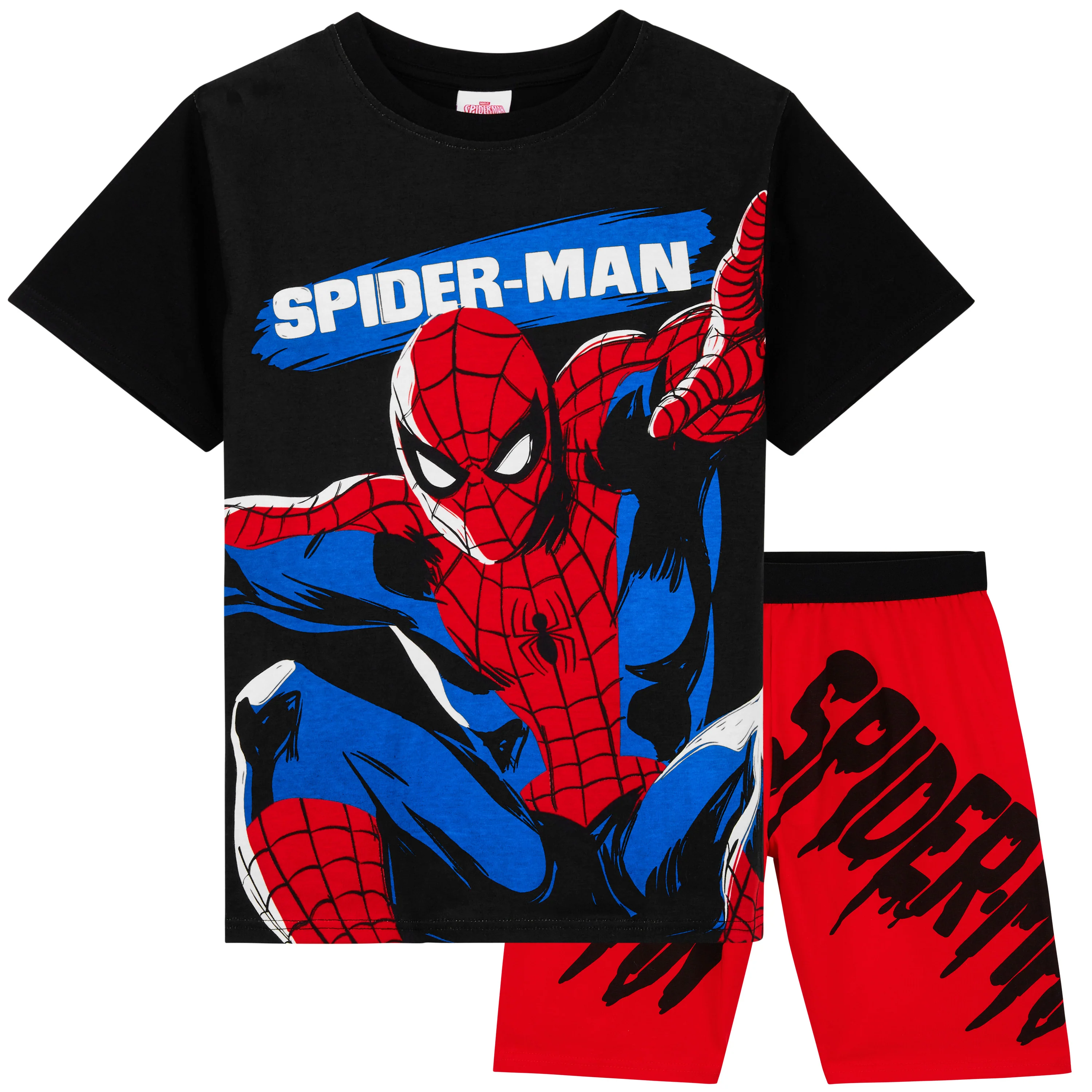 Marvel Spiderman Pyjamas for Boys Short Sleeve PJs Set Soft Breathable Nightwear - Image 2