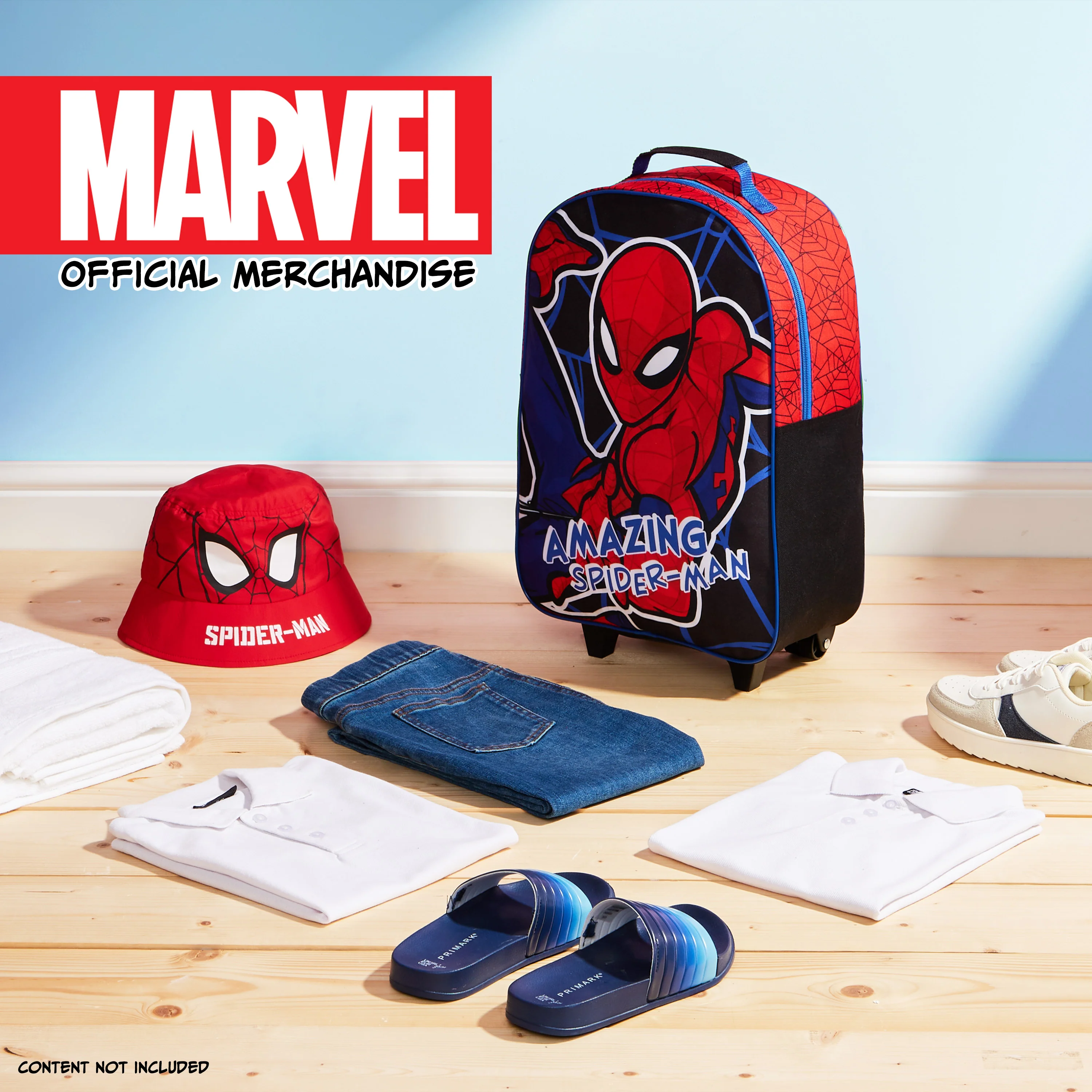 Marvel Suitcase for Boys Spiderman Carry On Avengers Travel Bag with Wheels - Image 2