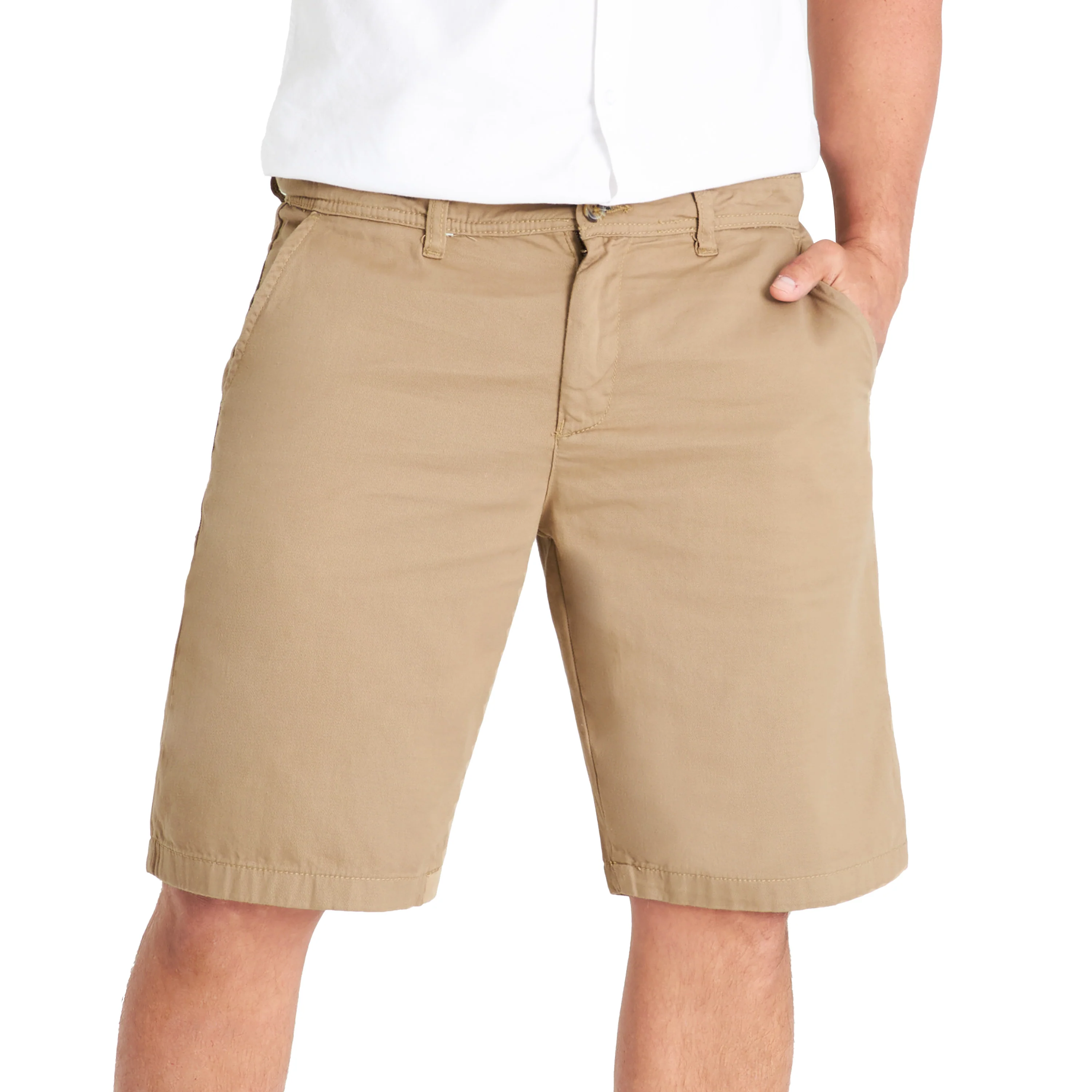 Mens Shorts with Pockets, Cotton Chino Shorts for Men - Image 2
