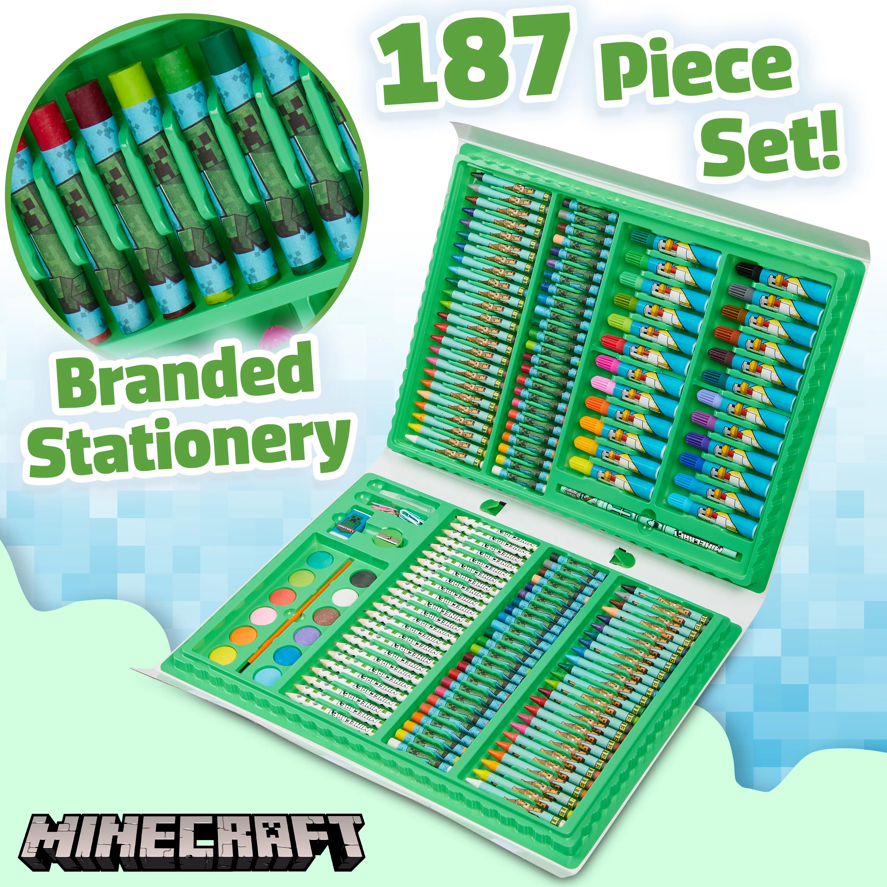 Minecraft Art Supplies for Kids Art Set for Kids - Image 3