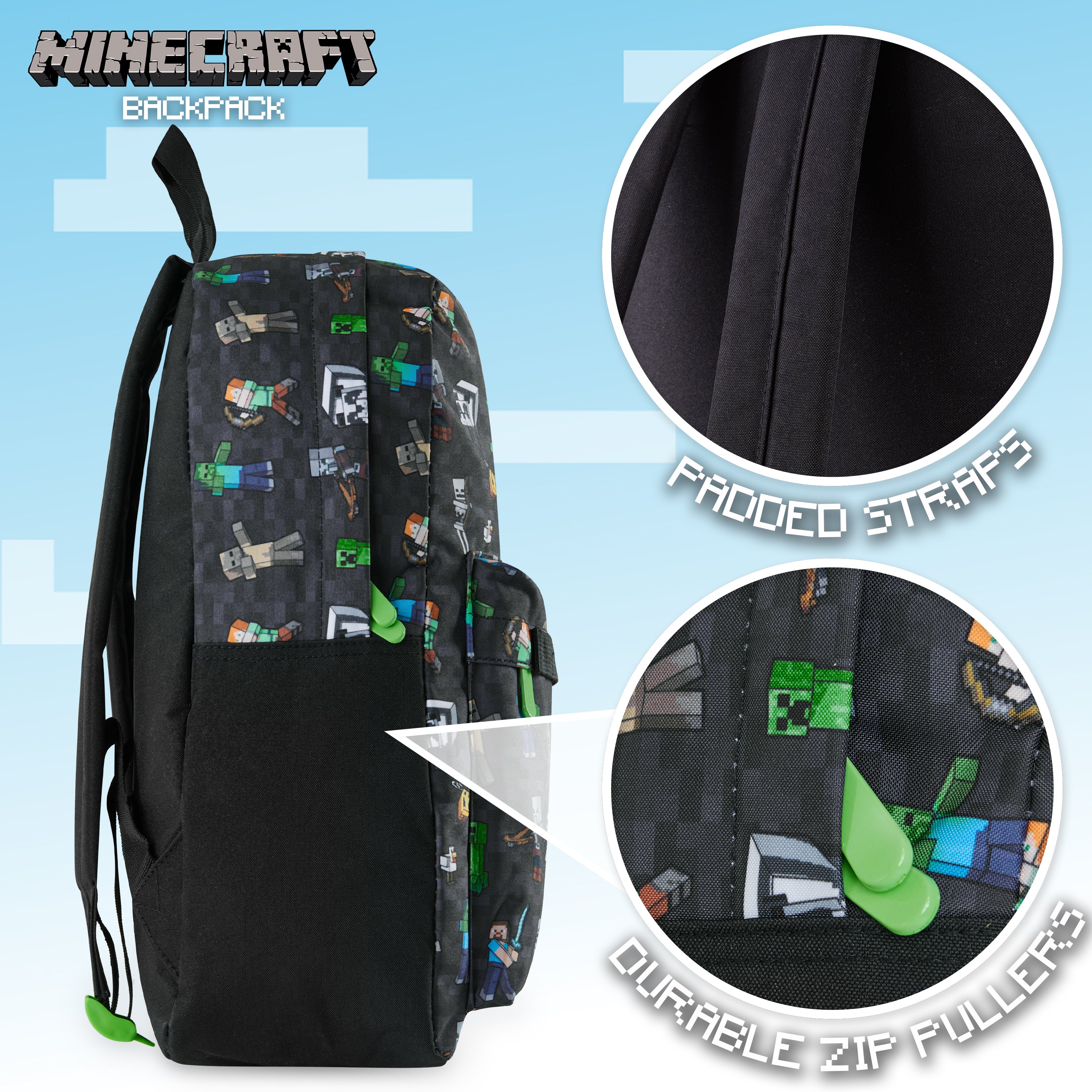 Minecraft Backpack, Kids Backpack, Boys School Bag, Minecraft Gifts - Image 4