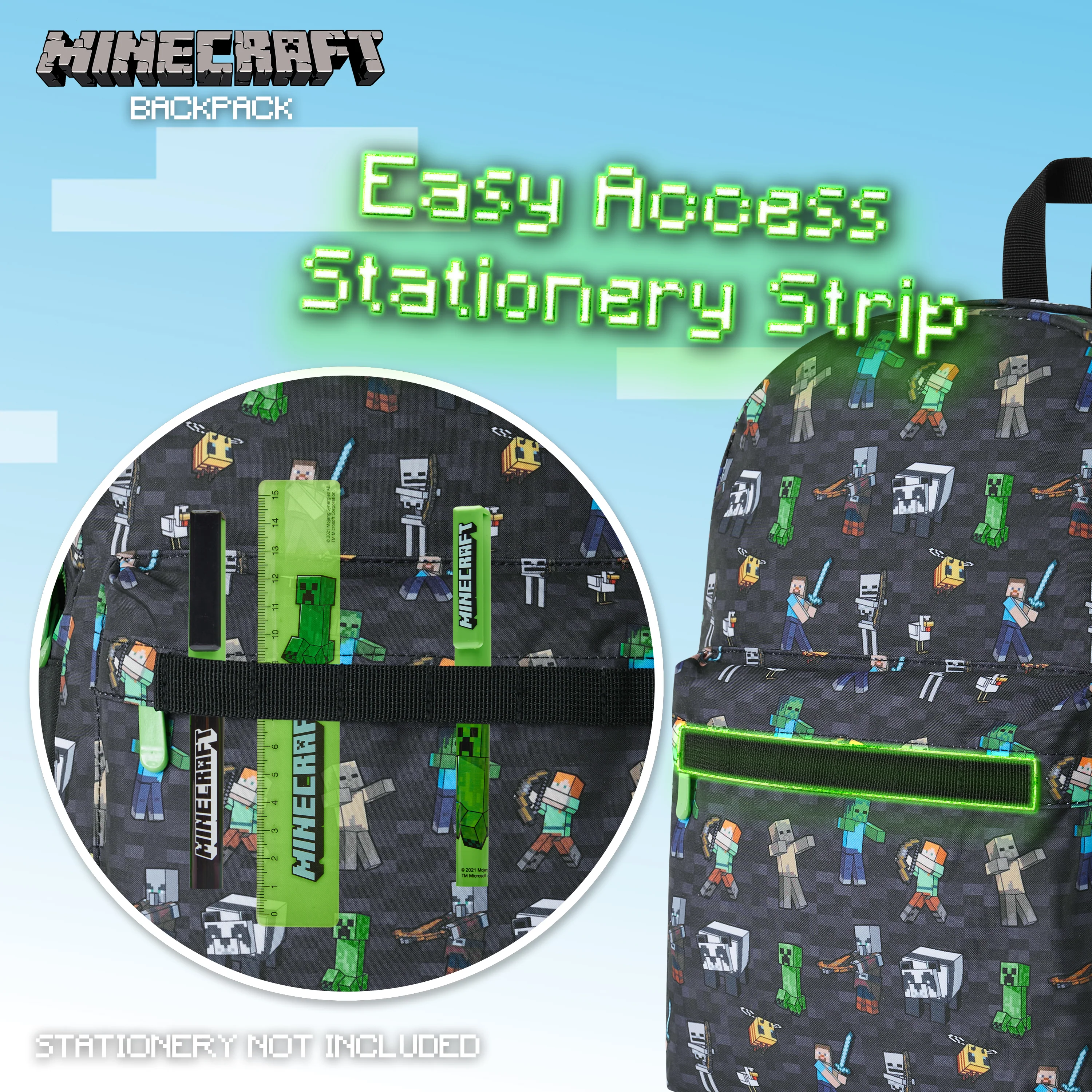 Minecraft Backpack, Kids Backpack, Boys School Bag, Minecraft Gifts - Image 6