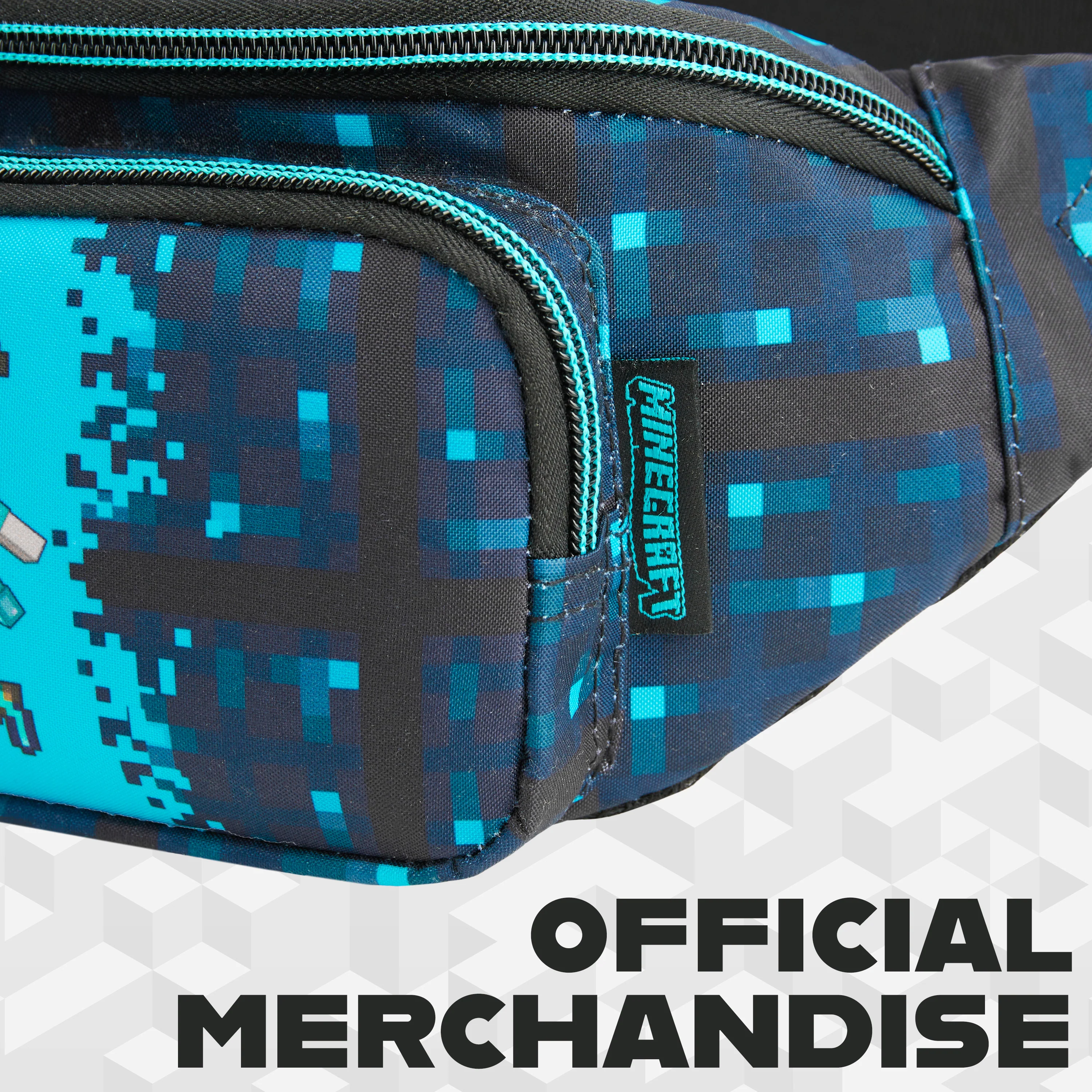 Minecraft Boys Fashion Waist Pack with Adjustable Strap, Creeper Travel Bag - Gamer Gifts - Image 4
