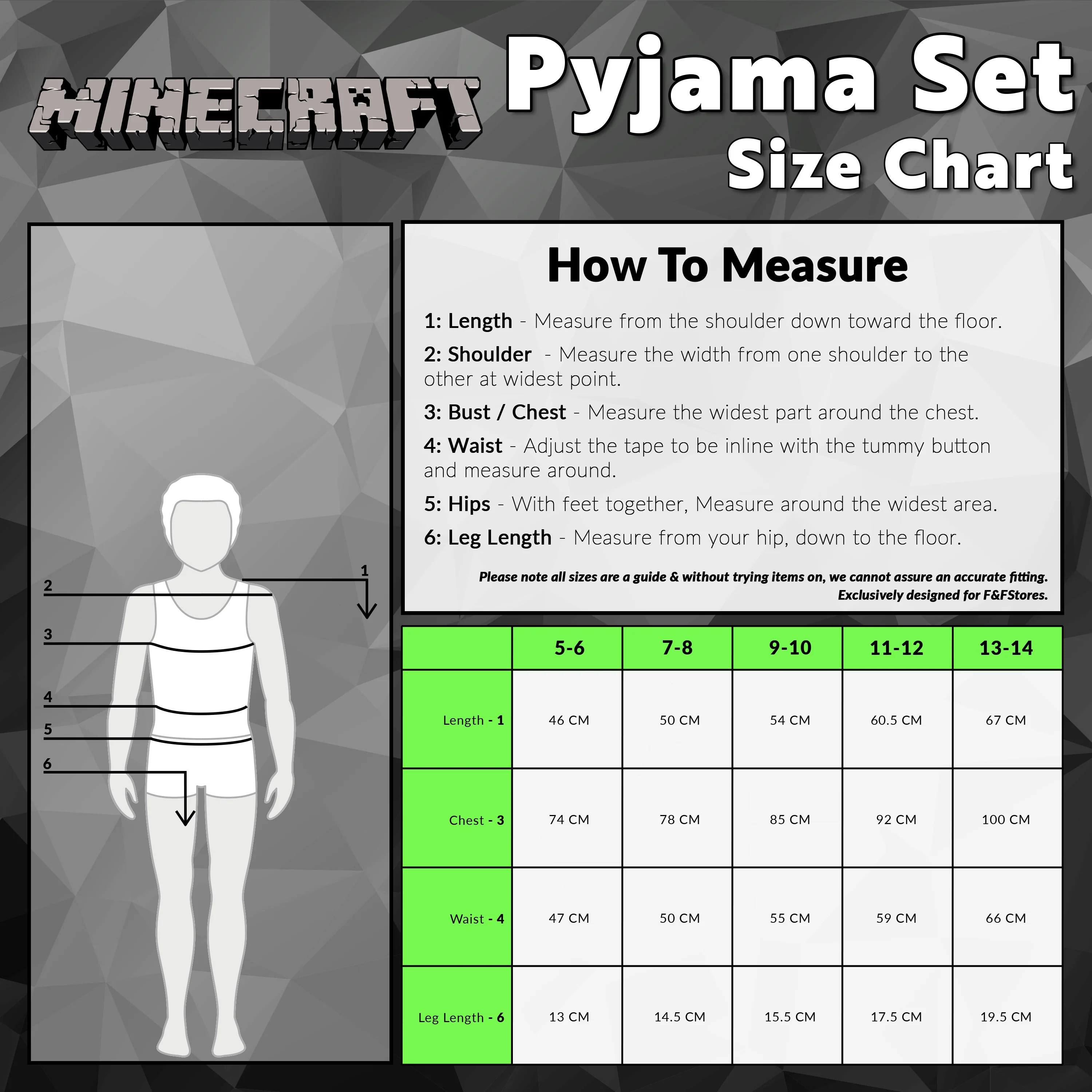 Minecraft Boys Short Pyjamas Set Breathable 2 Piece Loungewear Set - Image 6