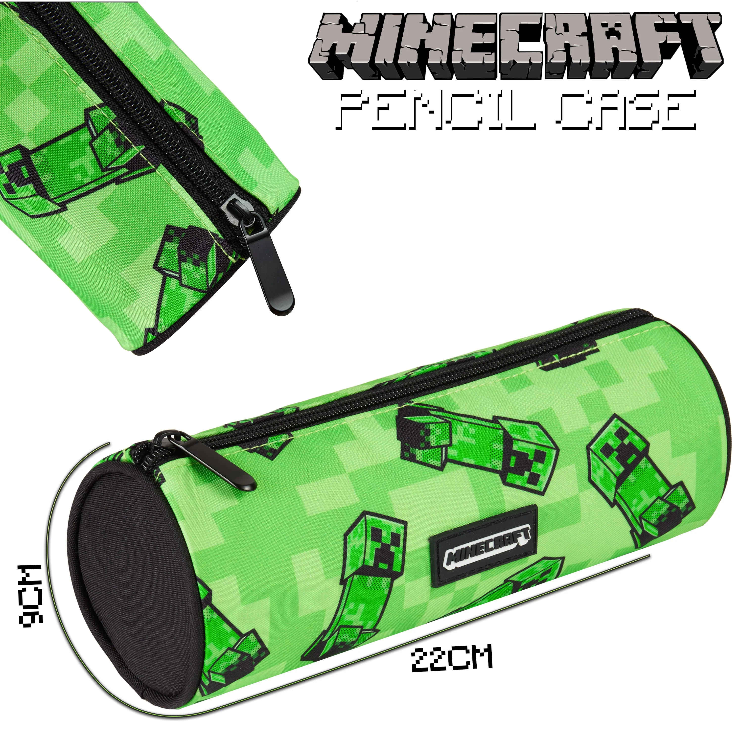 Minecraft Green Pencil Case, Kids Pencil Case, Boys School Supplies, Minecraft Gifts - Image 7