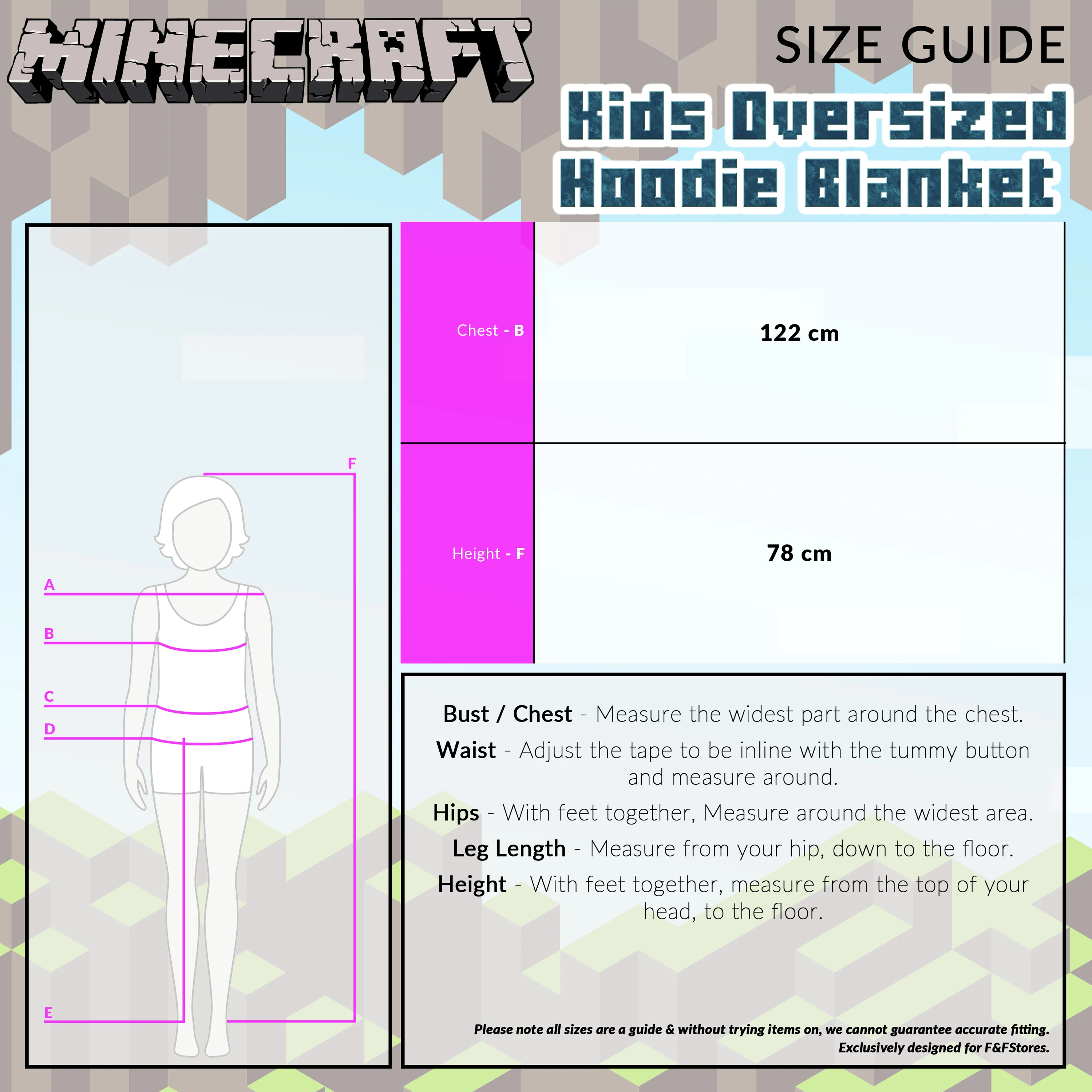 Minecraft Hoodie for Girls, Fleece Oversized Hoodie Blanket, Minecraft gifts Pink - Image 7