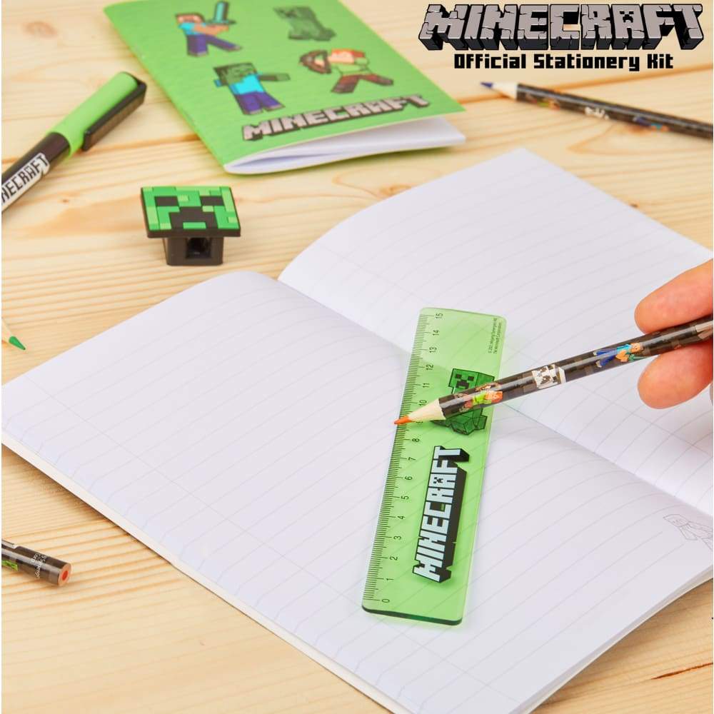 Minecraft Stationery Set, Back To School Supplies, Notebook & Pencil Case Set - Image 7