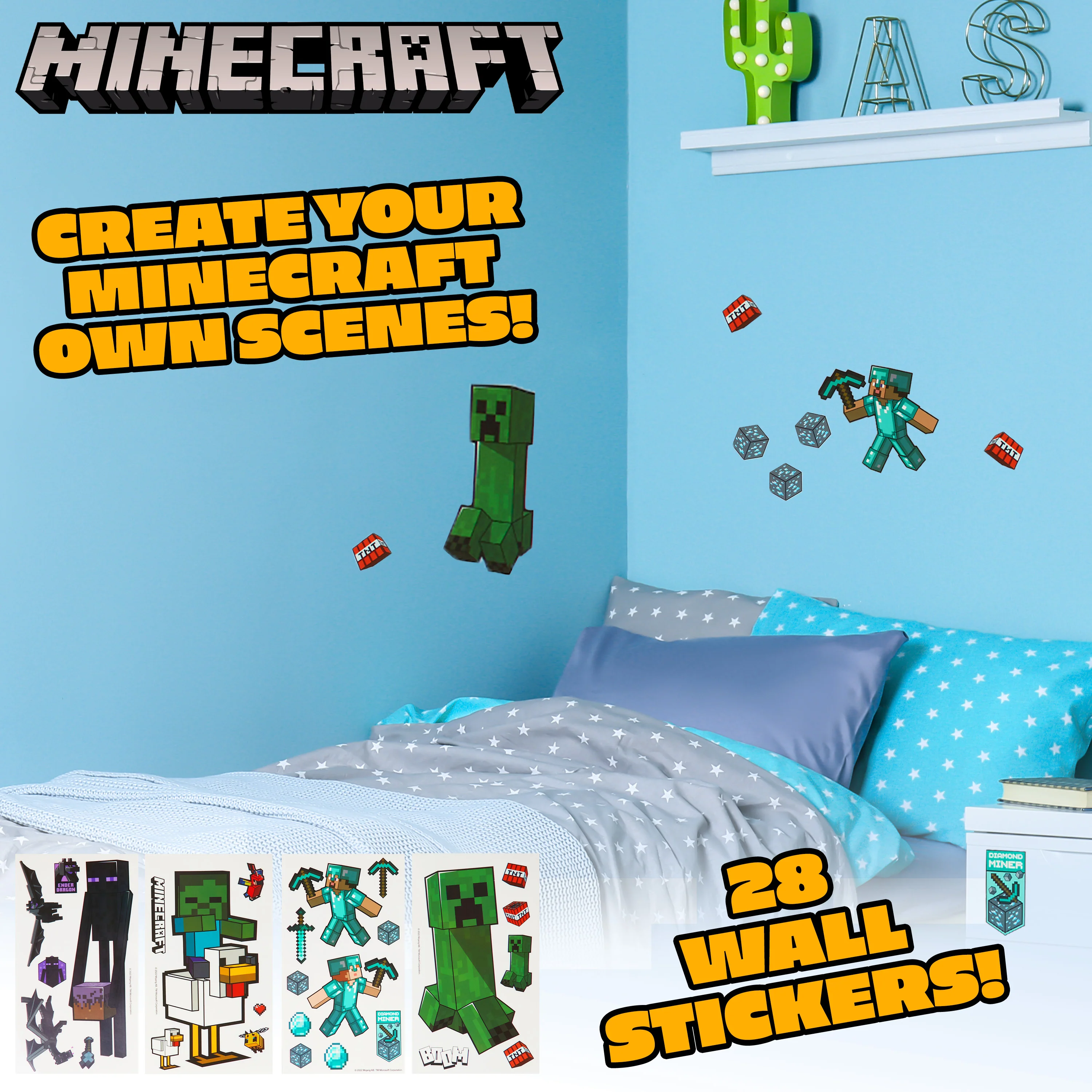 Minecraft Stickers and Accessories - Windows Stickers for Bedrooms for Boys - Image 5