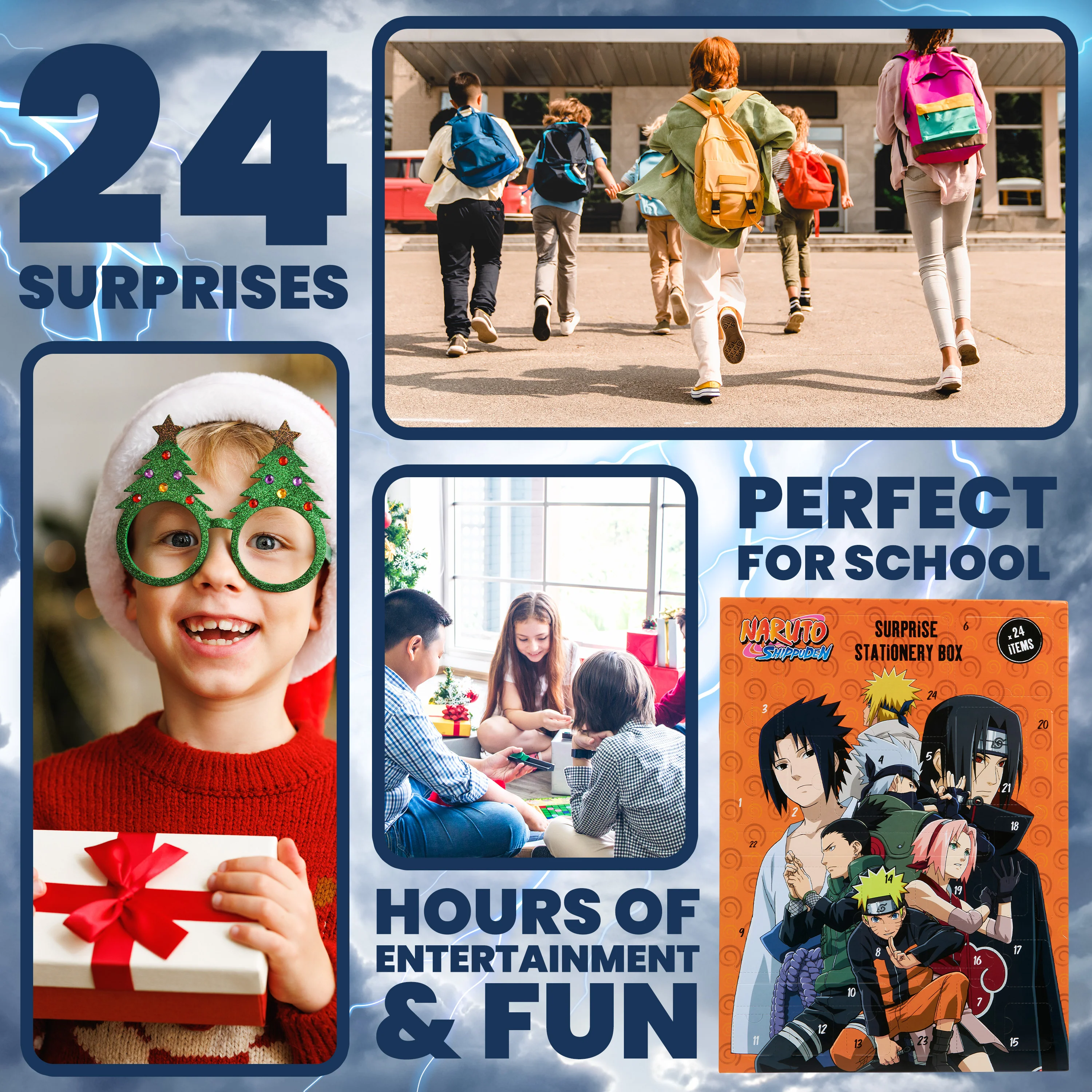 Naruto Advent Calendar 2025 Kids, Anime Stationery Countdown Calendar Kids Gifts - Image 3