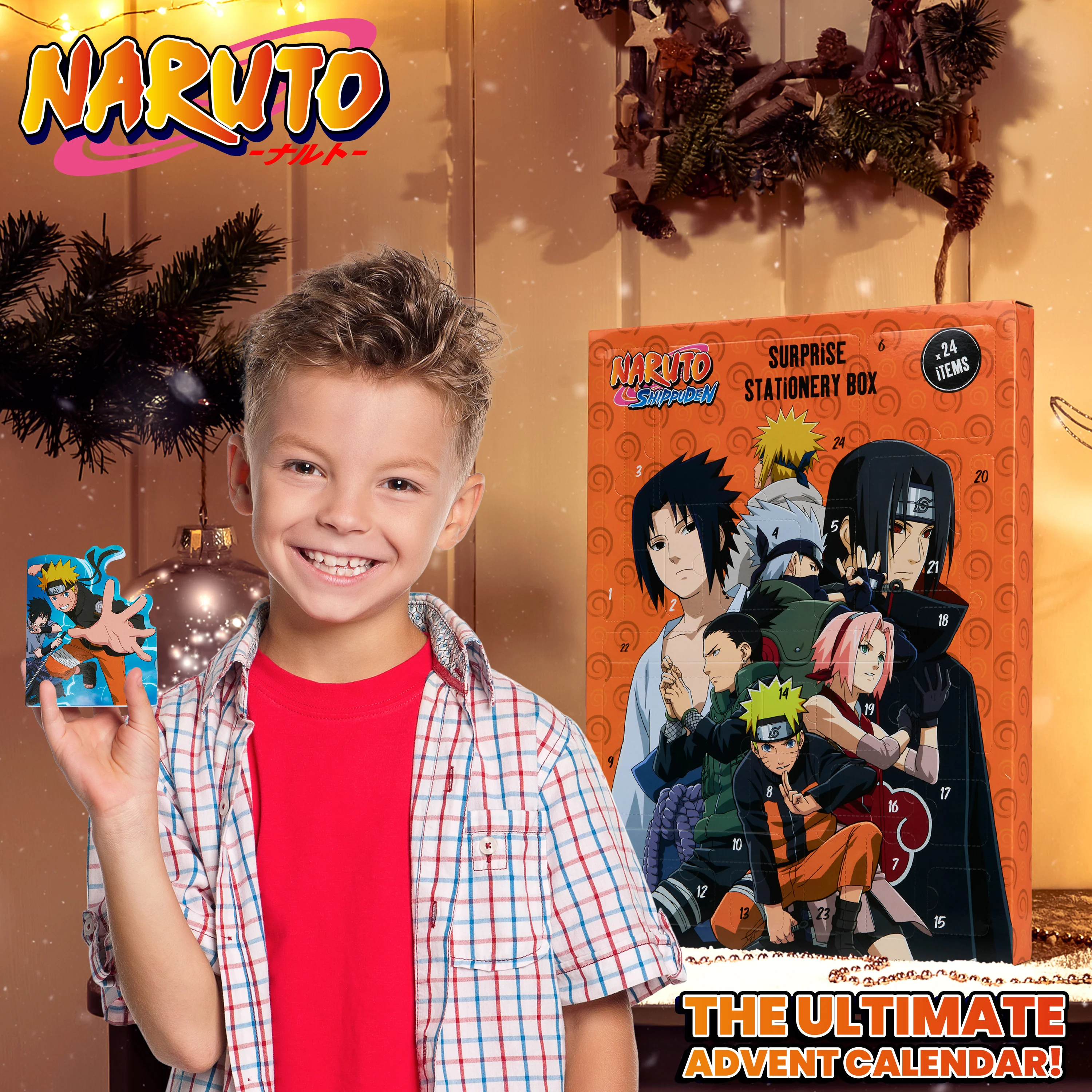 Naruto Advent Calendar 2025 Kids, Anime Stationery Countdown Calendar Kids Gifts - Image 4