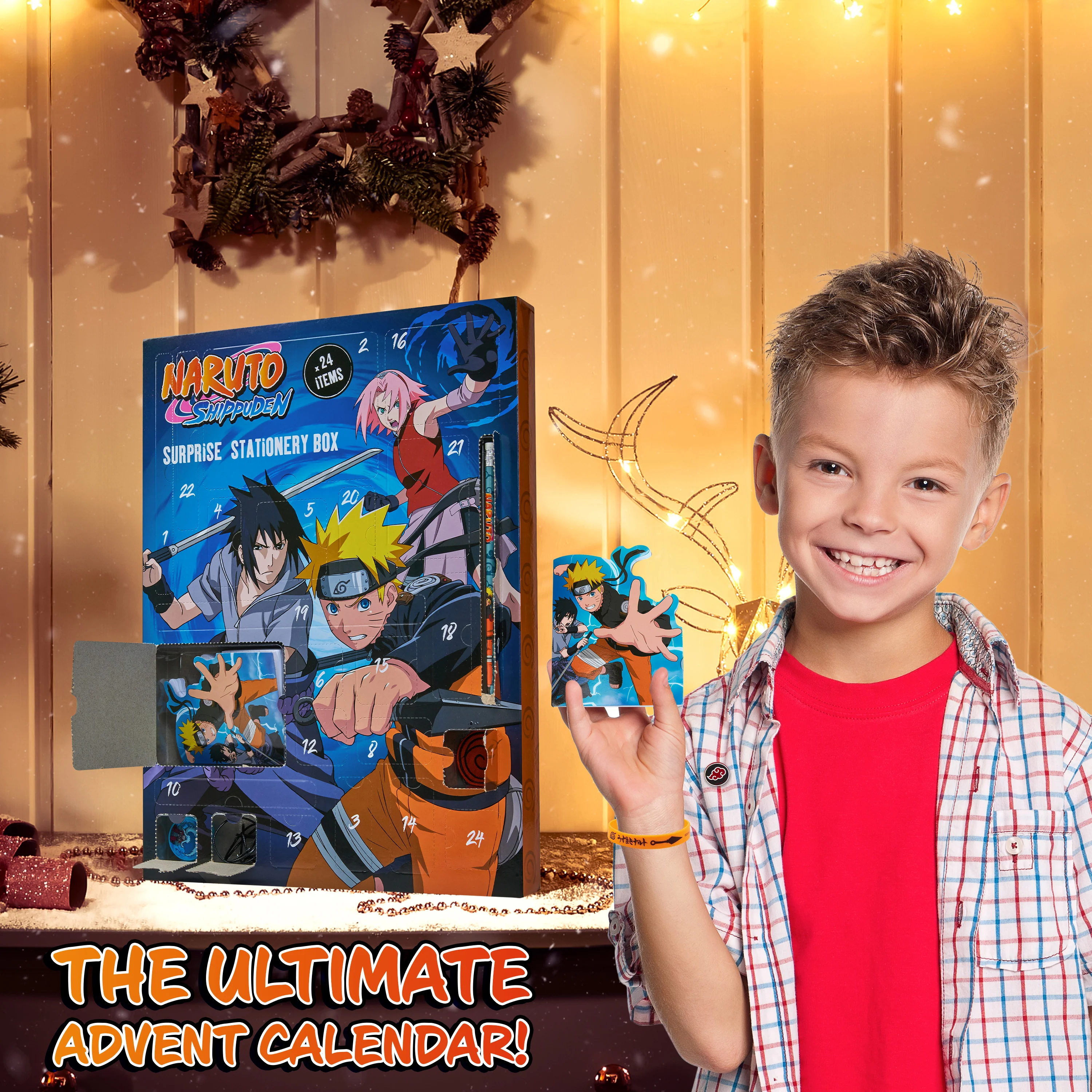Naruto Advent Calendar 2025 Kids, Anime Stationery Countdown Calendar Kids Gifts - Image 9