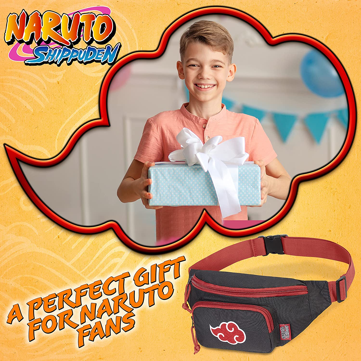 Naruto Bum Bag for Boys - Waist Bag for Kids - Image 2