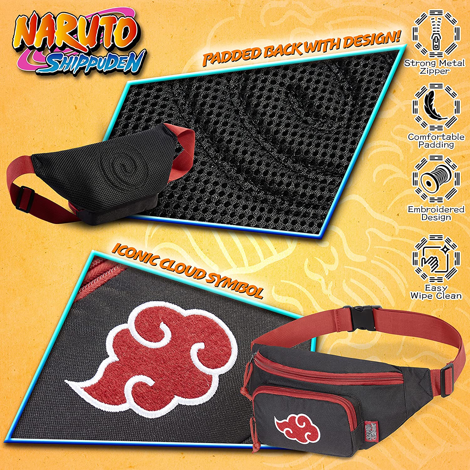 Naruto Bum Bag for Boys - Waist Bag for Kids - Image 5