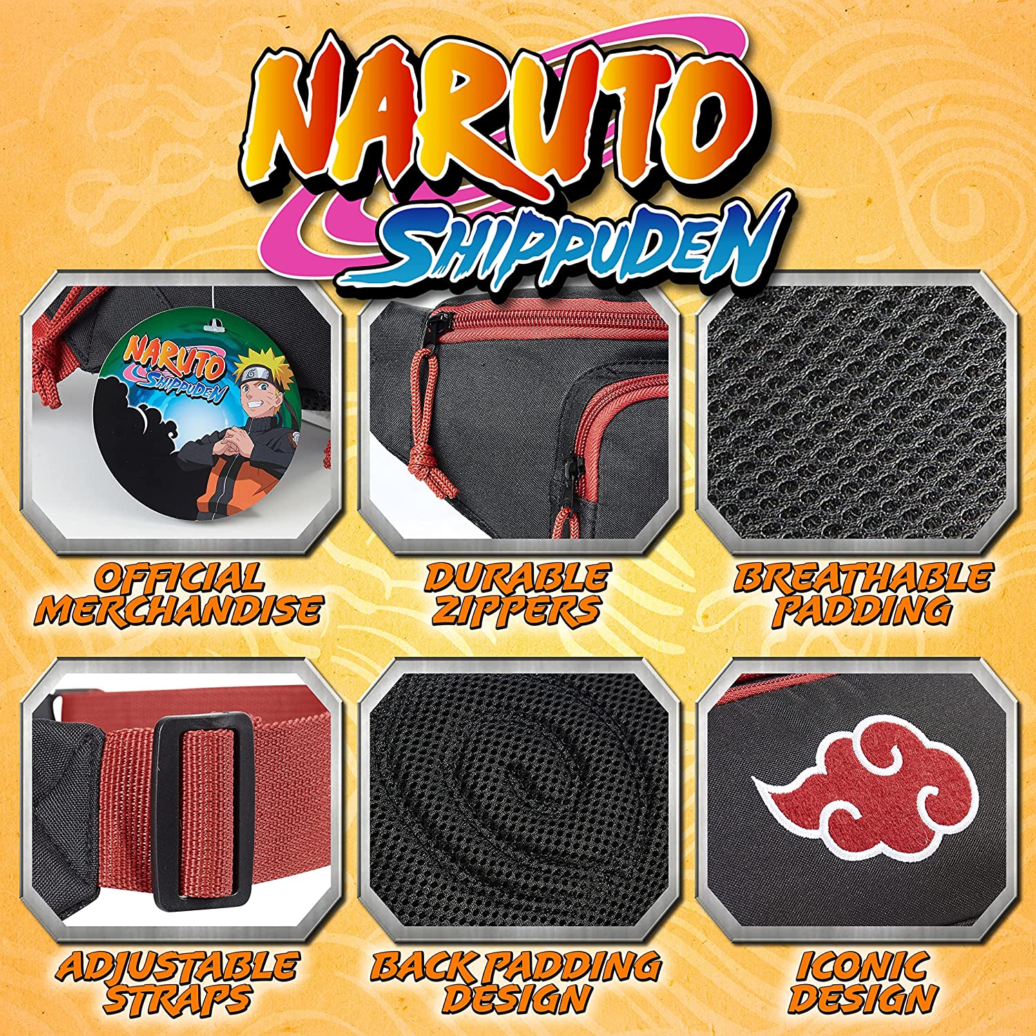 Naruto Bum Bag for Boys - Waist Bag for Kids - Image 7