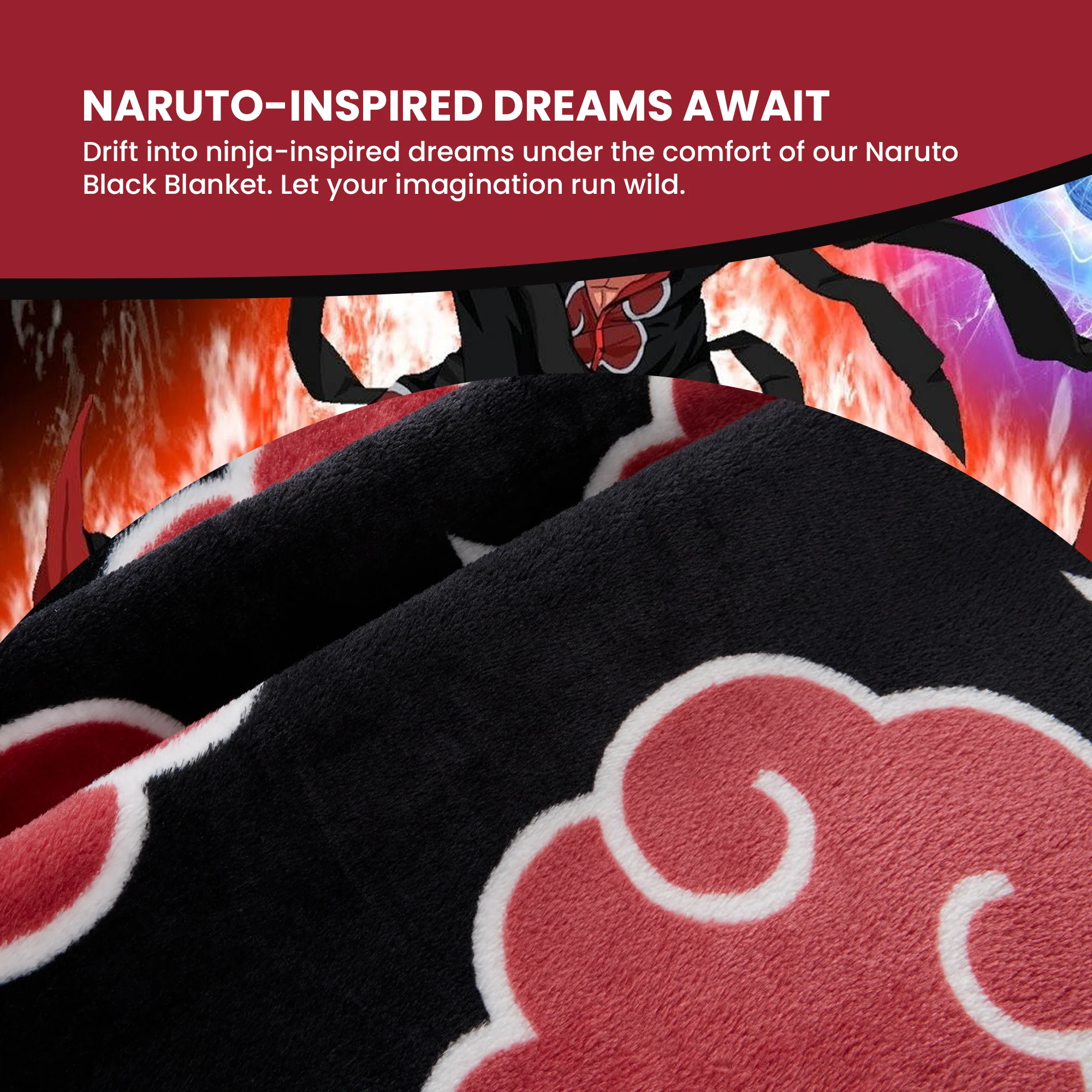 Naruto Fleece Blanket, Throw Bed Blankets - Image 5