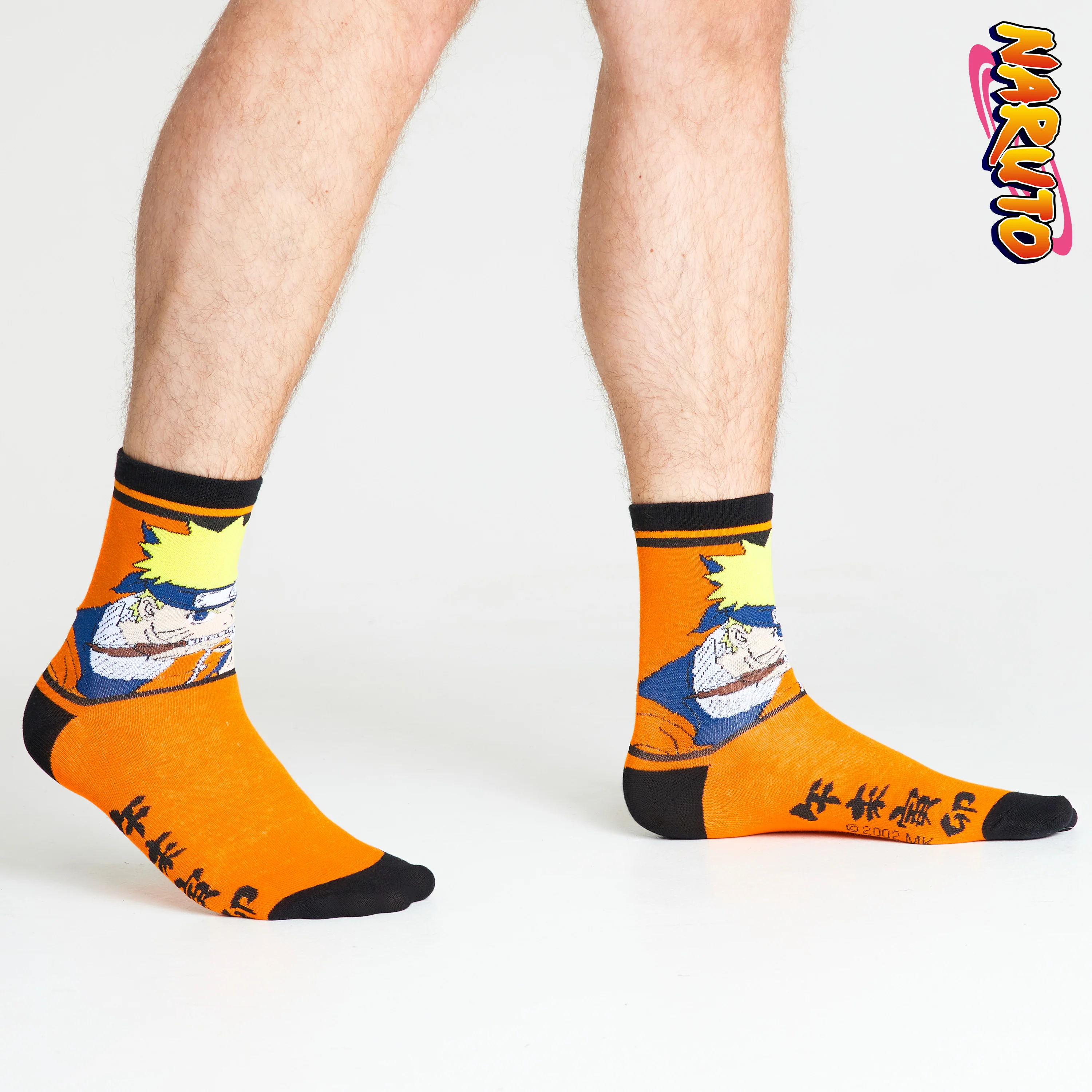 Naruto Mens Socks Pack of 5 Crew Socks for Men - Image 3