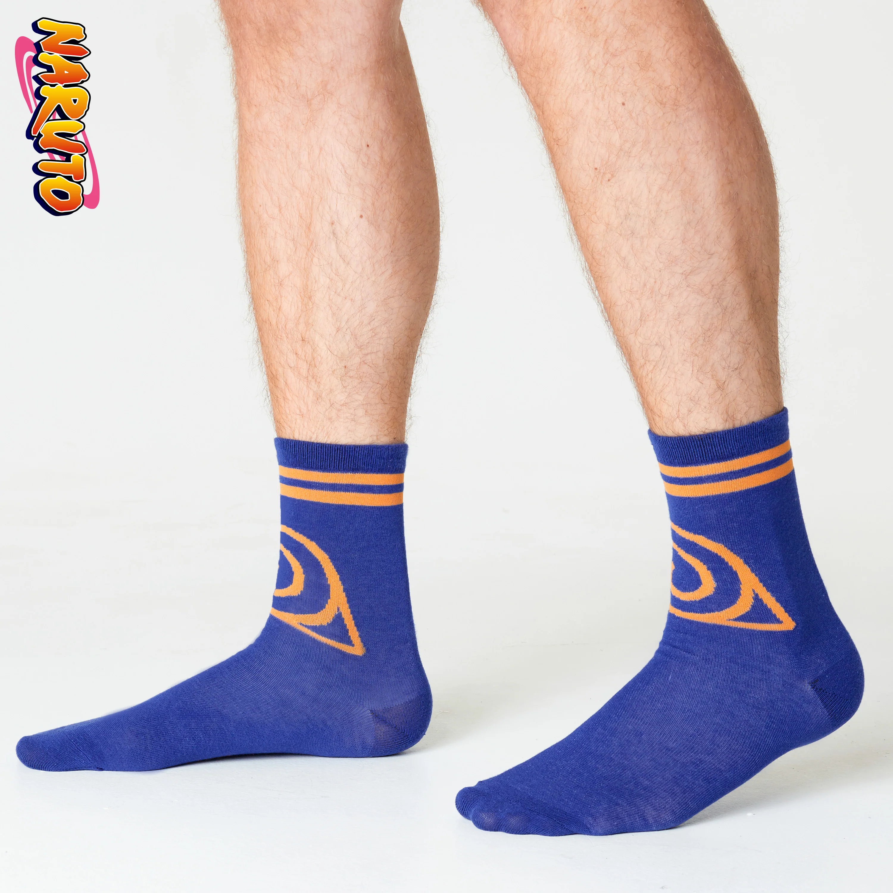 Naruto Mens Socks Pack of 5 Crew Socks for Men Teenagers Soft Breathable - Image 5