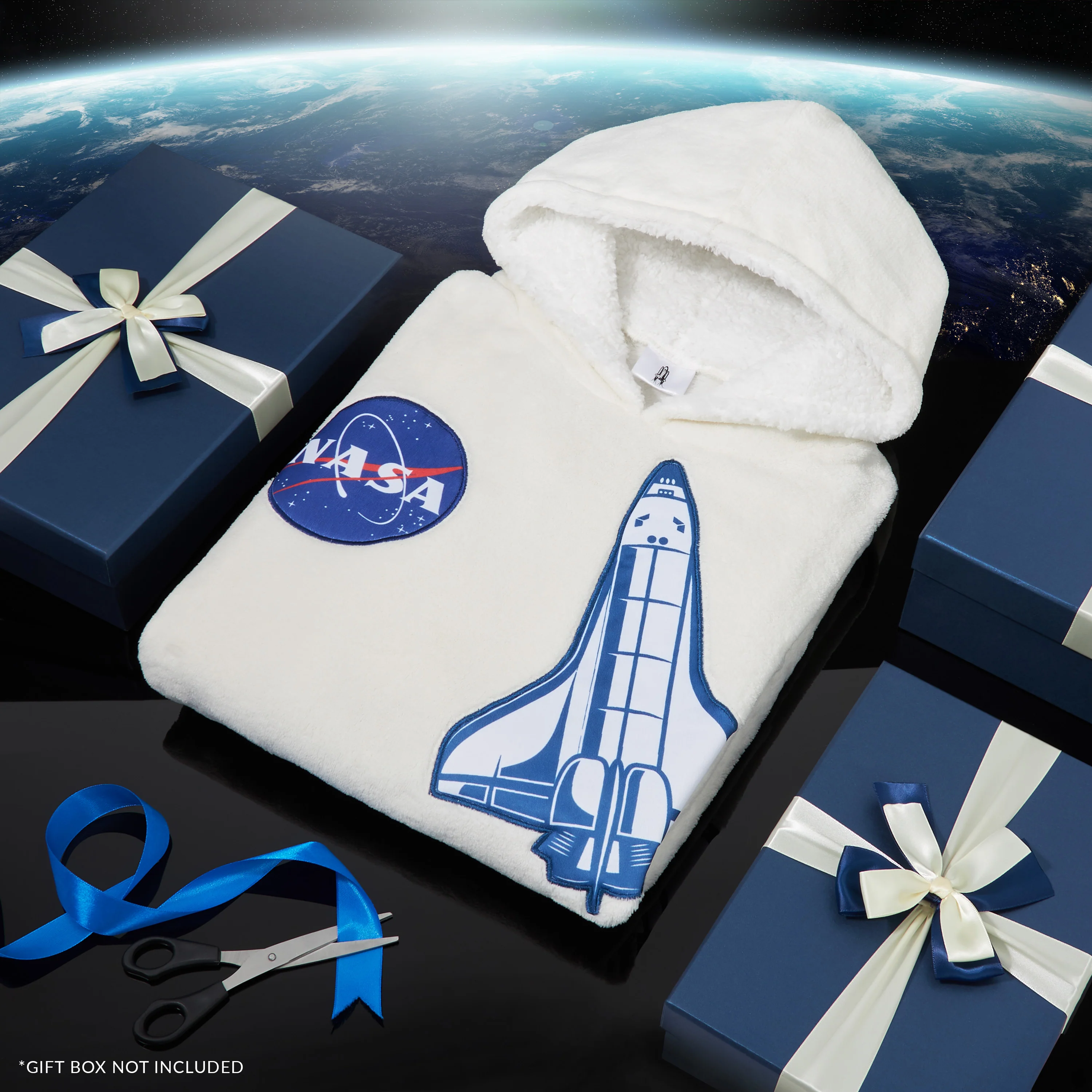 Nasa Blanket Hoodie for Men & Women - Oversized Fleece Hoodie - Image 2