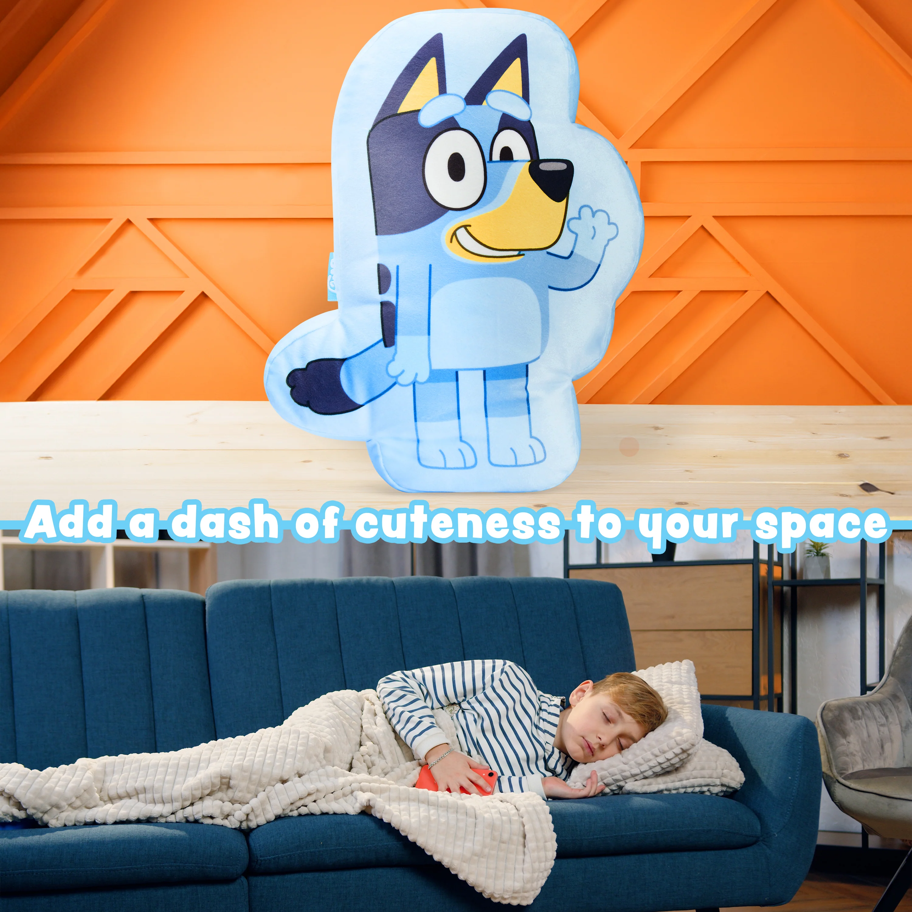 Bluey 3D Cushion Children Plush Cuddle Pillow - Kids Gifts - Image 4
